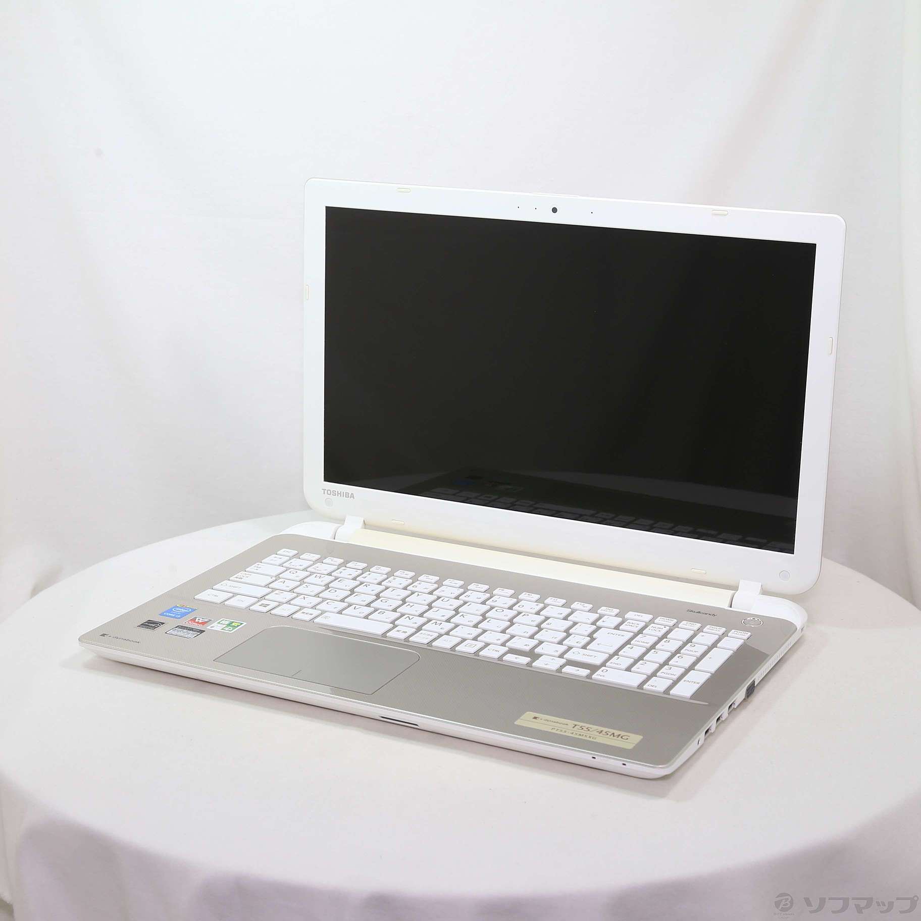 中古】格安安心パソコン dynabook T55／45MG PT55-45MSXG ライト