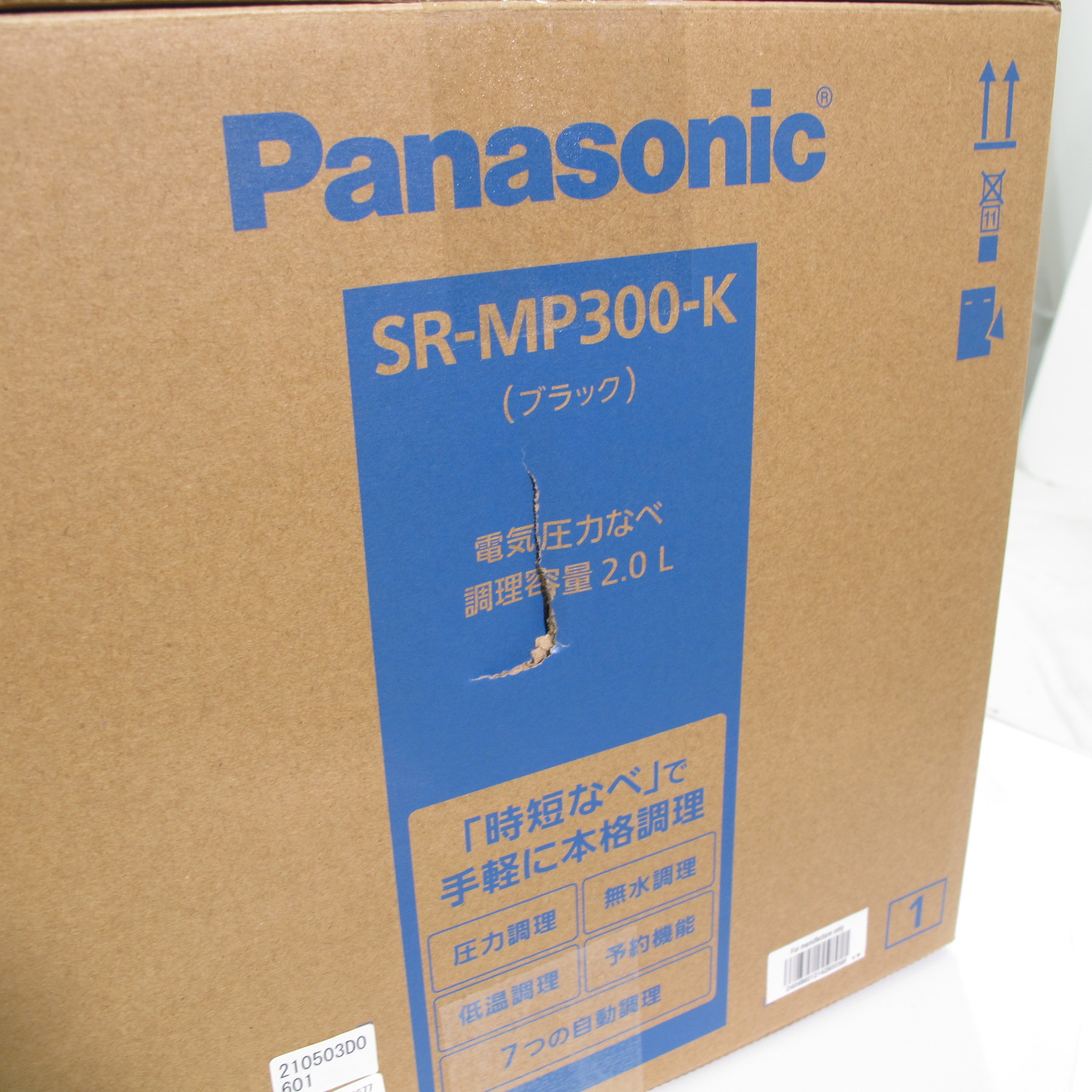 中古】SR-MP300-K 電気圧力なべ ブラック 〔箱破損品〕 ◇02/11