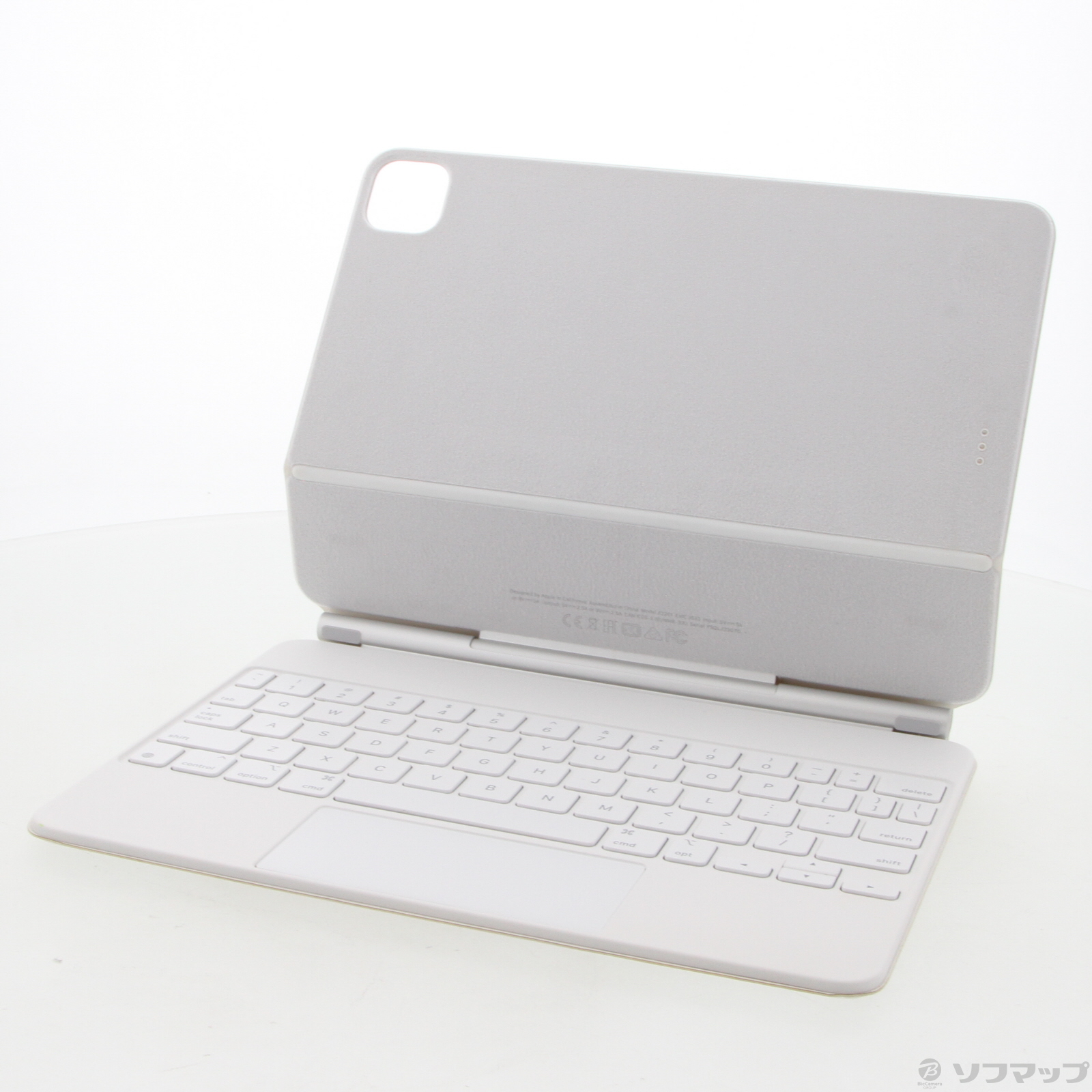 11インチ iPad Pro(第3／2／1世代)、10.9インチ iPad Air(第4世代)用 Magic Keyboard - 英語(US)  ホワイト MJQJ3LL／A