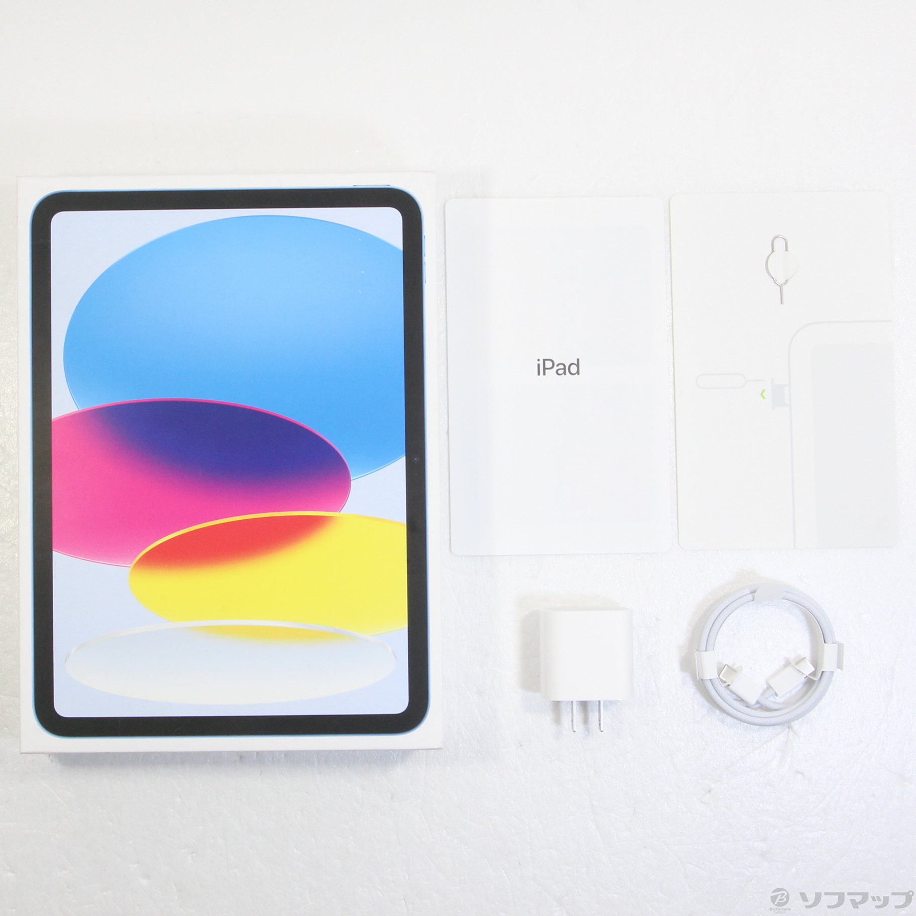中古】iPad 第10世代 64GB ブルー MQ6K3J／A SIMフリー [2133045402657