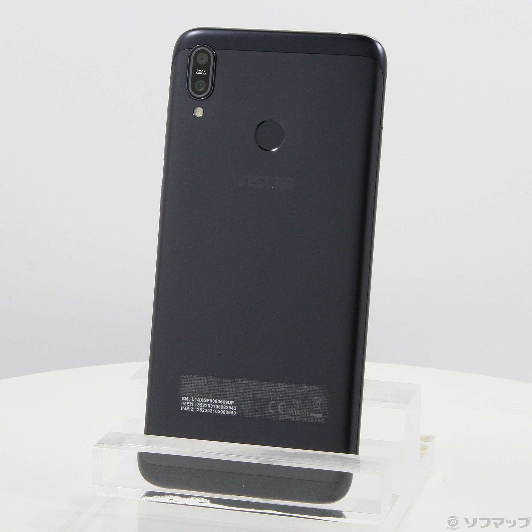 中古品（難あり）〕 ZenFone Max M2 64GB ミッドナイトブラック