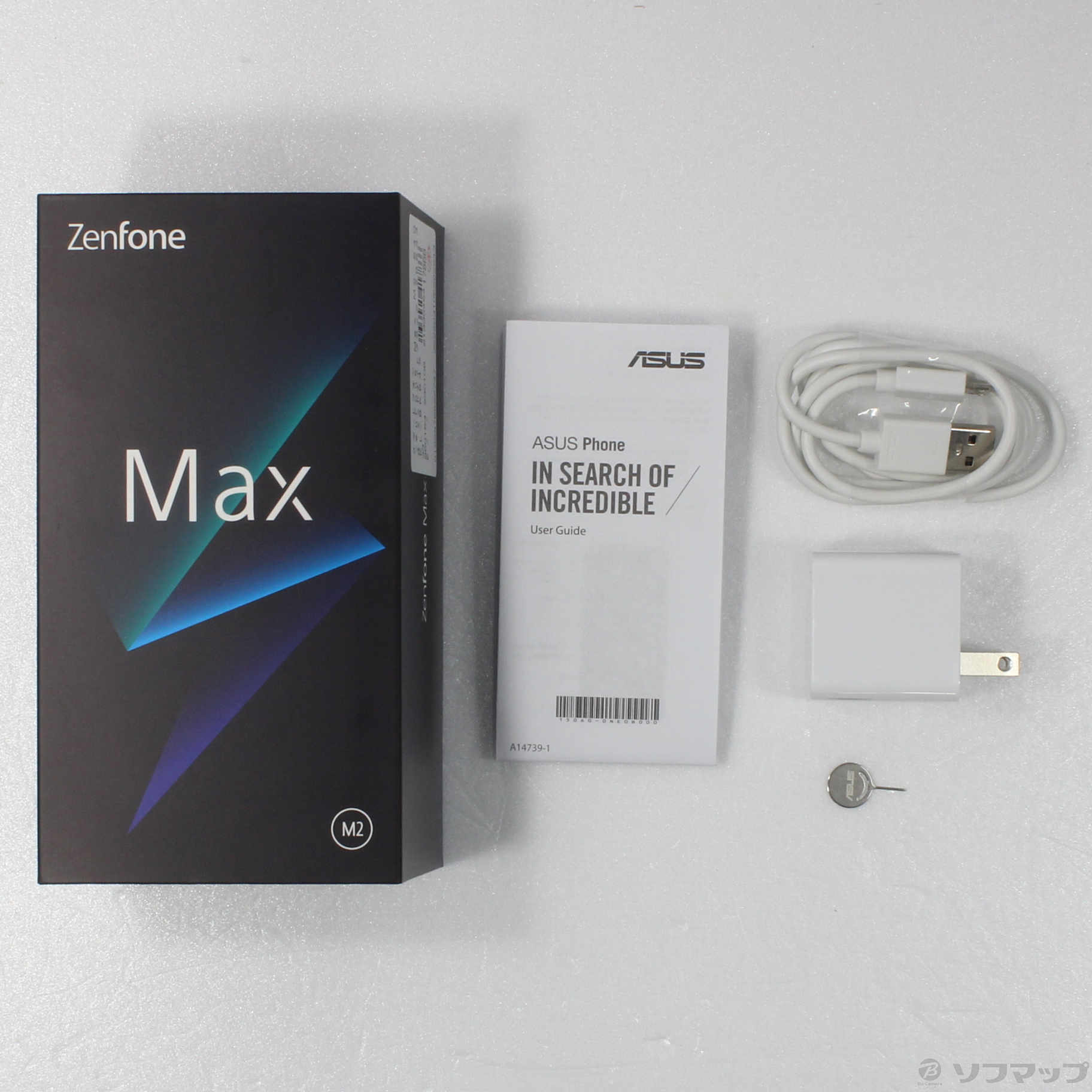 中古】ZenFone Max M2 64GB ミッドナイトブラック ZB633KL-BK64S4 SIM ...