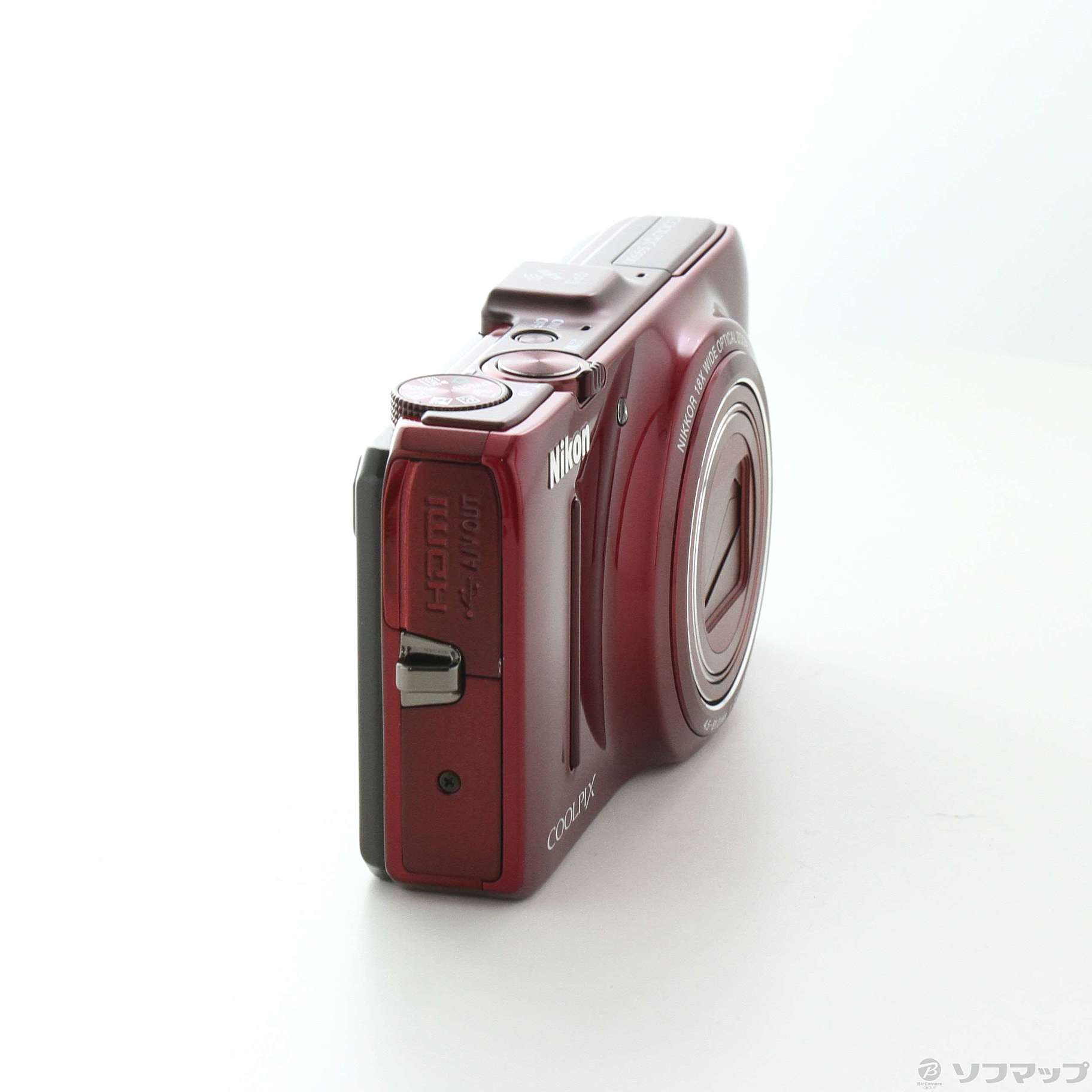 中古】COOLPIX S9300 (1600万画素／18倍／インペリアルレッド 