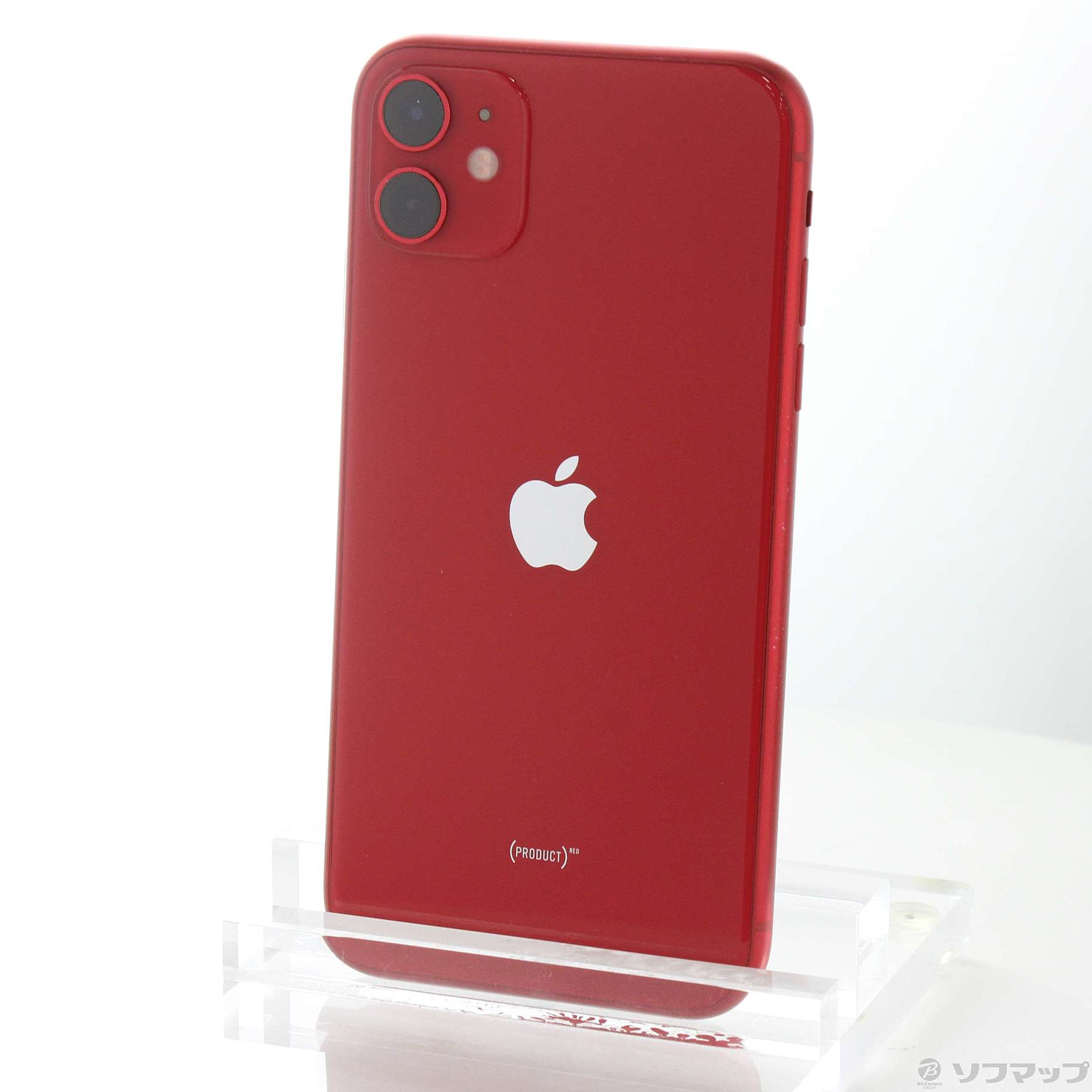 中古】iPhone11 64GB プロダクトレッド MWLV2J／A SIMフリー