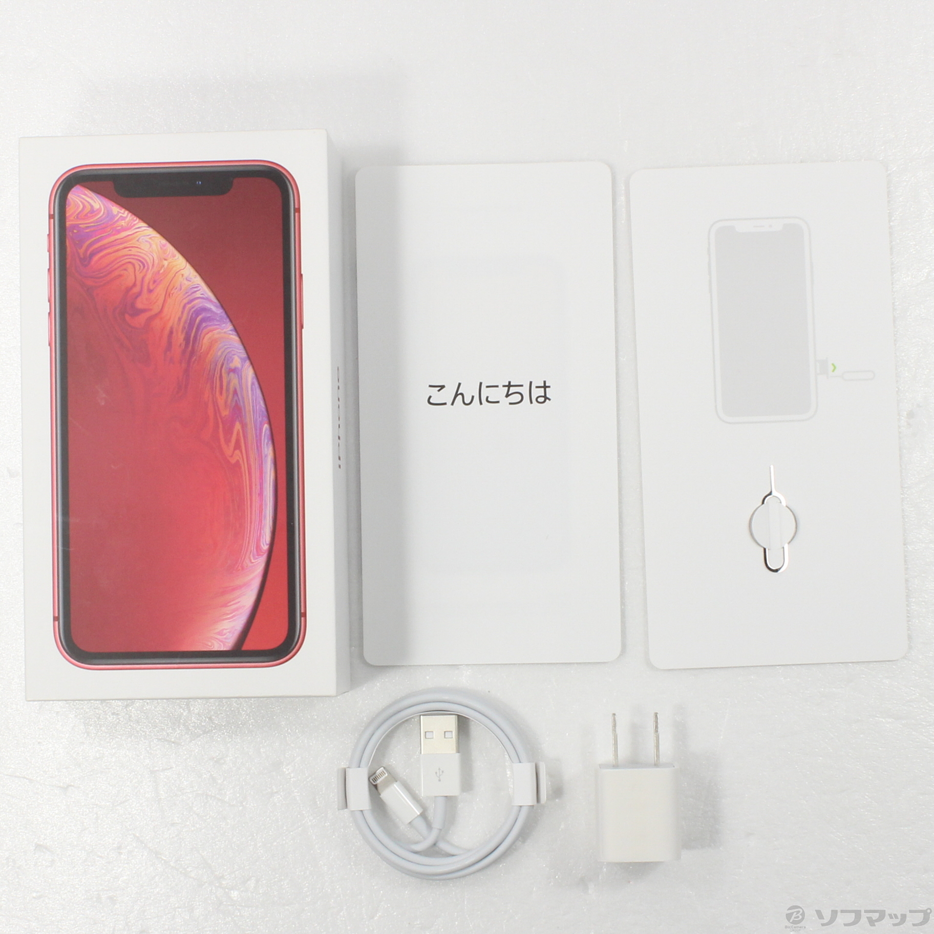 中古】iPhoneXR 64GB プロダクトレッド MT062J／A SIMフリー