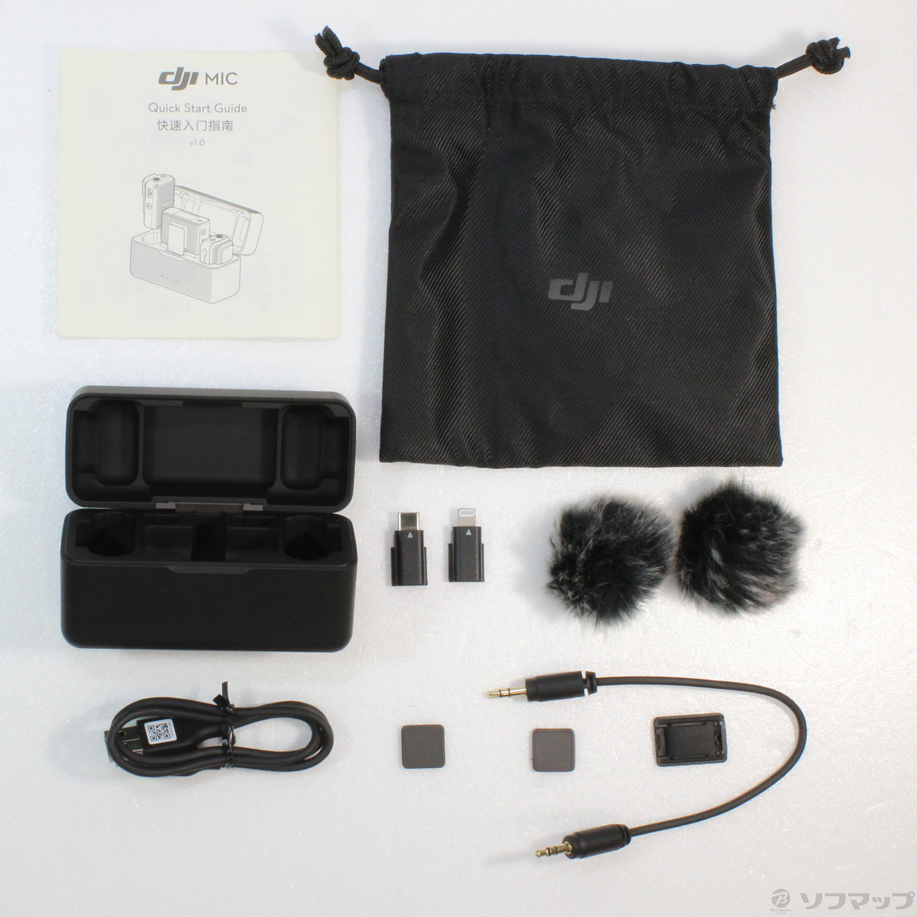 中古】DJI MIC (FCC) マイク デュアルチャンネル録音 ワイヤレス伝送