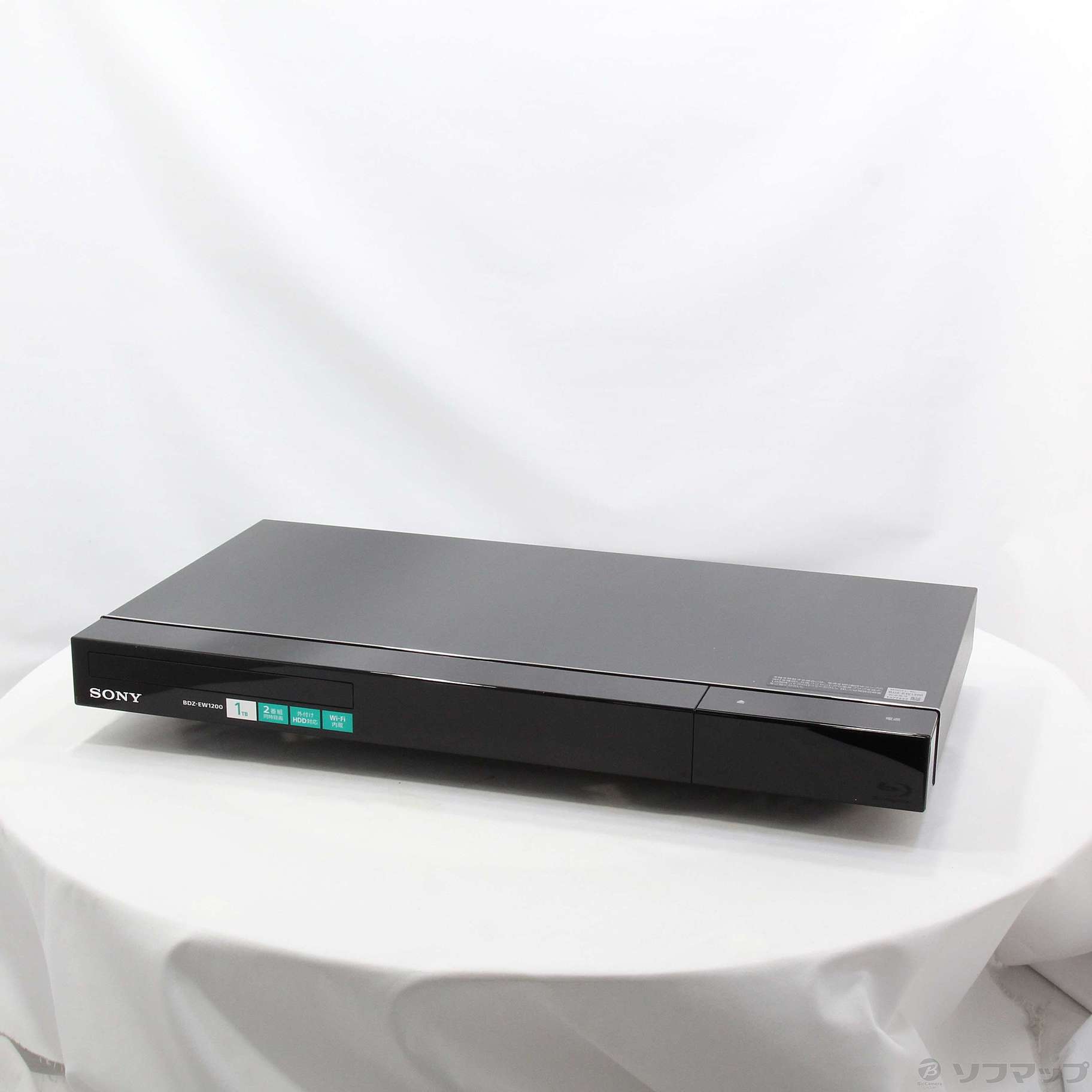 〔中古品〕 1TB HDD内蔵 ブルーレイレコーダー BDZ-EW1200（USB HDD録画対応） ［1TB ／2番組同時録画］