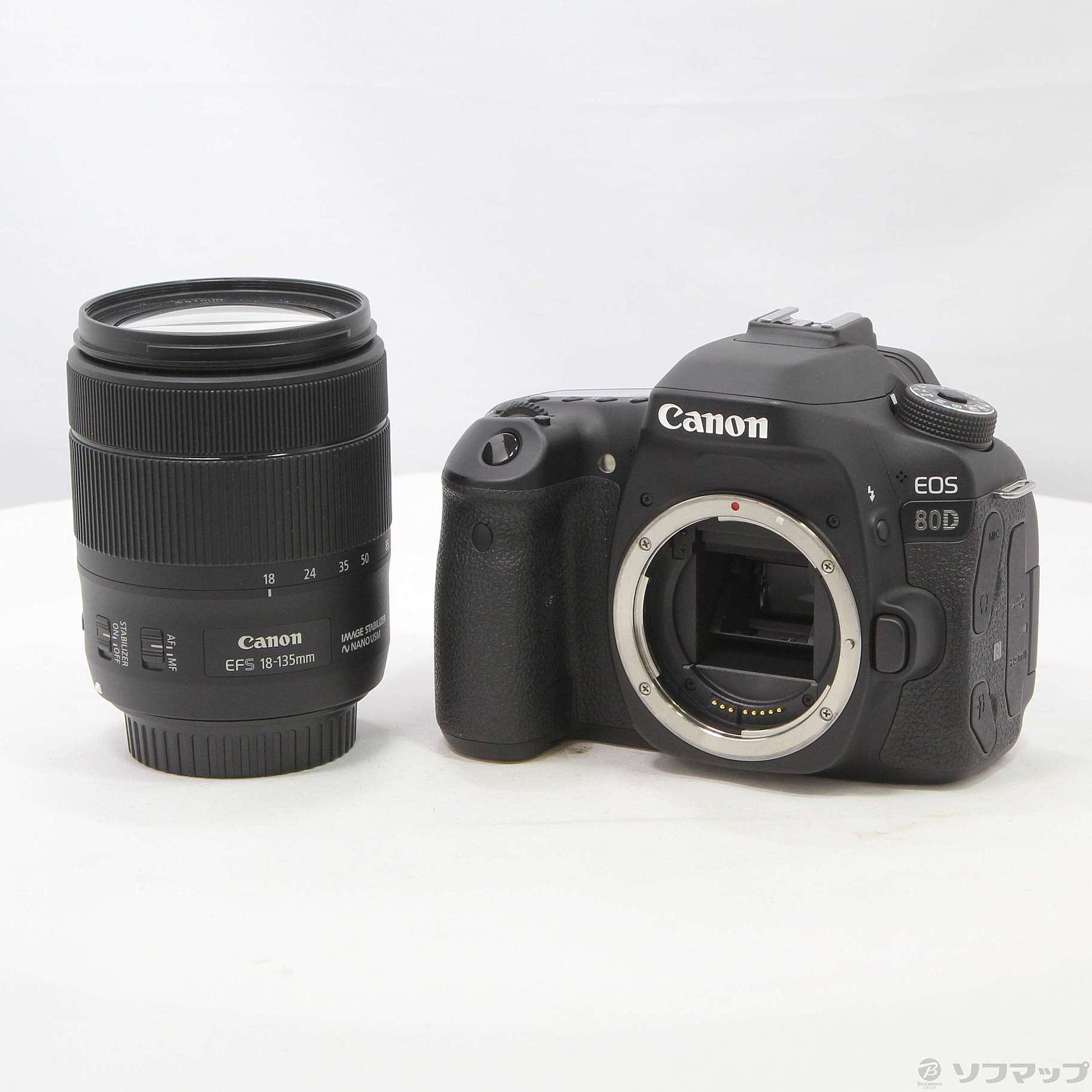 中古】EOS 80D EF-S18-135 IS USM レンズキット [2133045444121