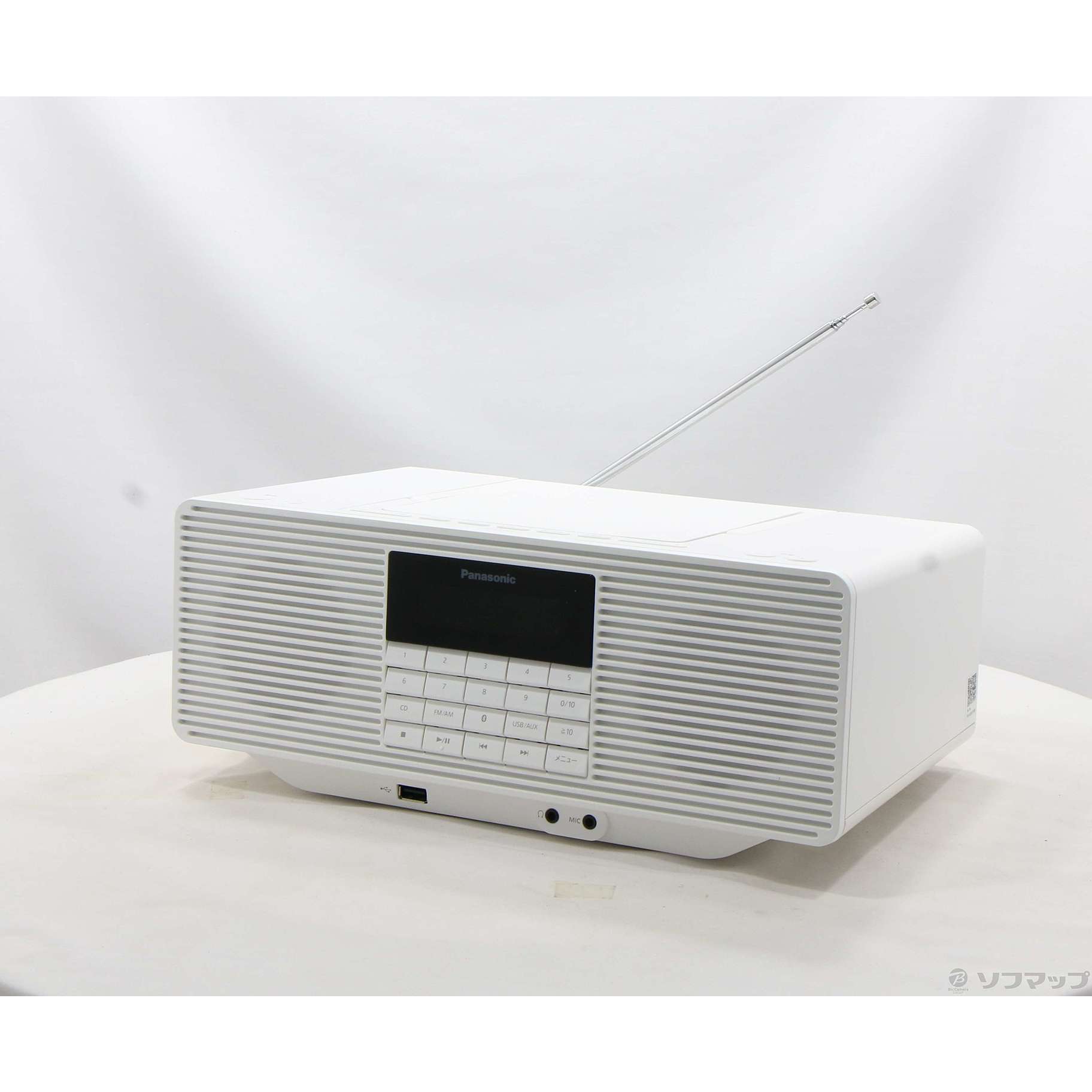 ホワイト RX-D70BT-W パナソニック Panasonic パナソニック RX ホワイト 【アウトレット】CDラジオ Panasonic ラジオ・コンポ