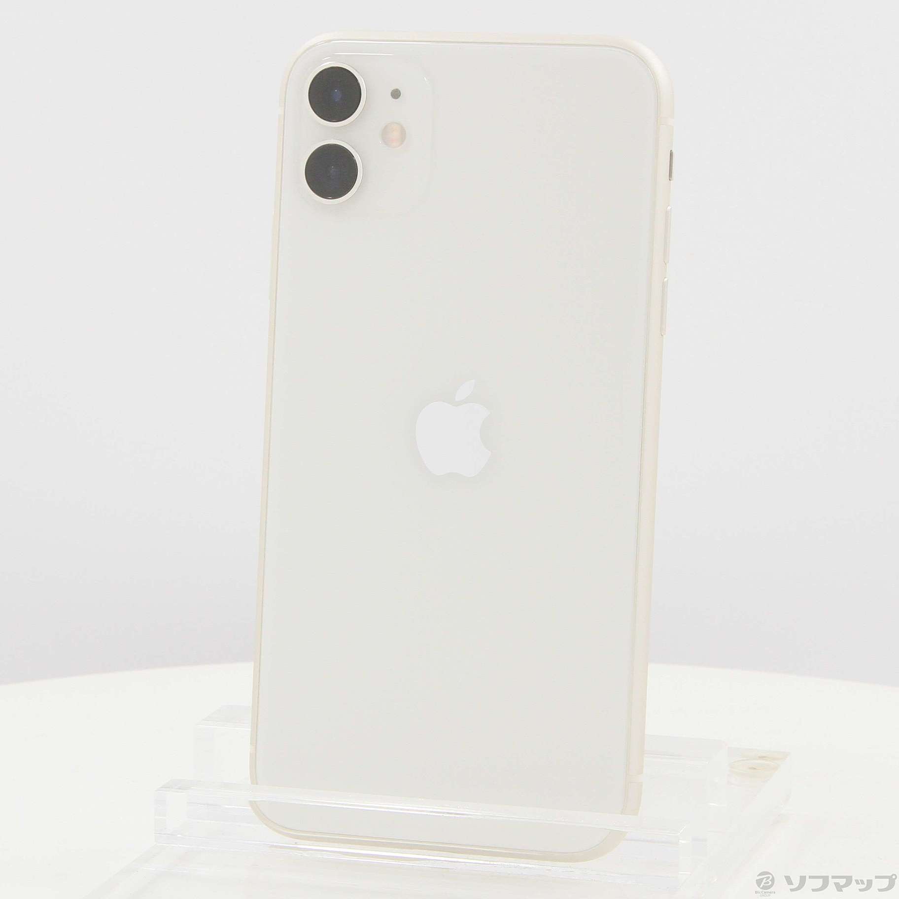 中古】iPhone11 64GB ホワイト MWLU2J／A SIMフリー [2133045448556