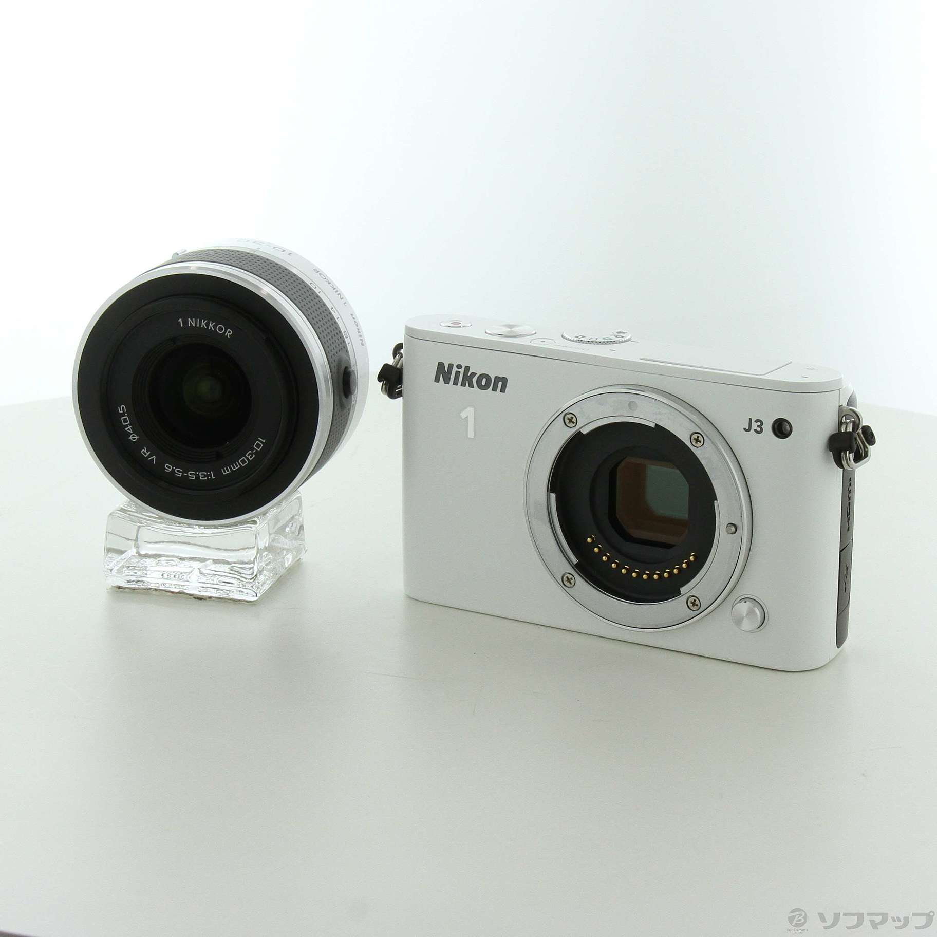 中古】Nikon 1 J3 標準ズームレンズキット (1425万画素／ホワイト
