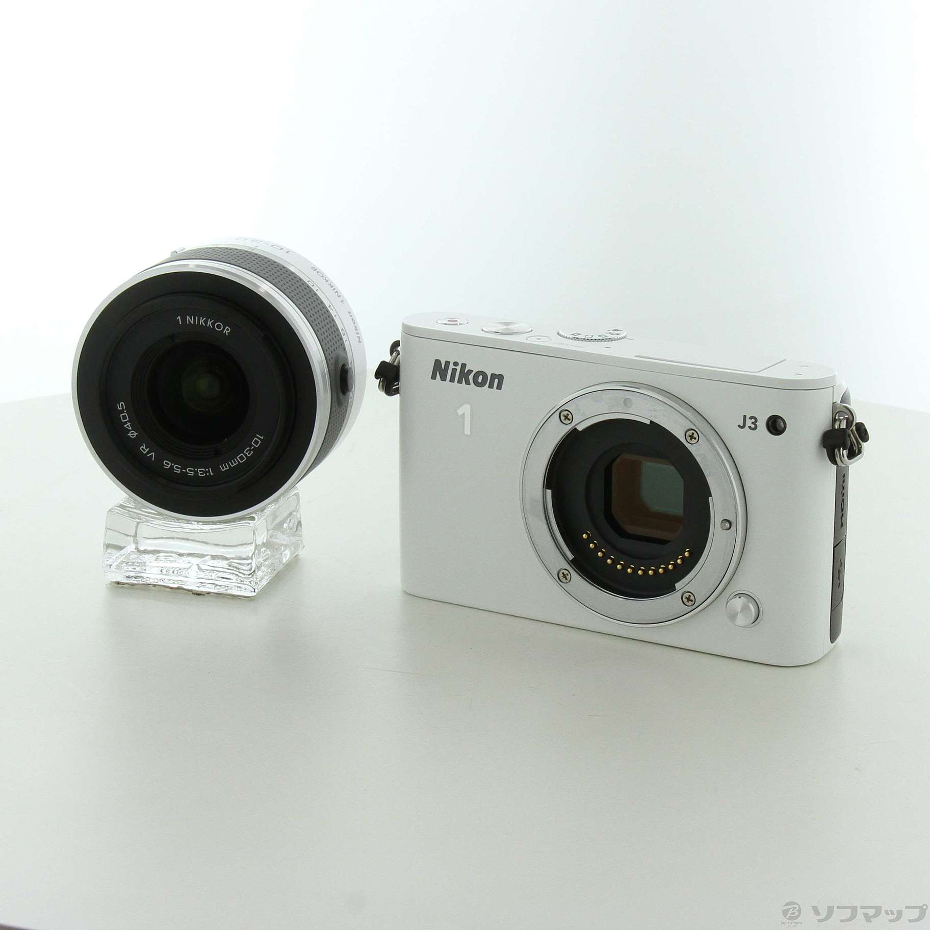 中古】Nikon 1 J3 標準ズームレンズキット (1425万画素／ホワイト ...