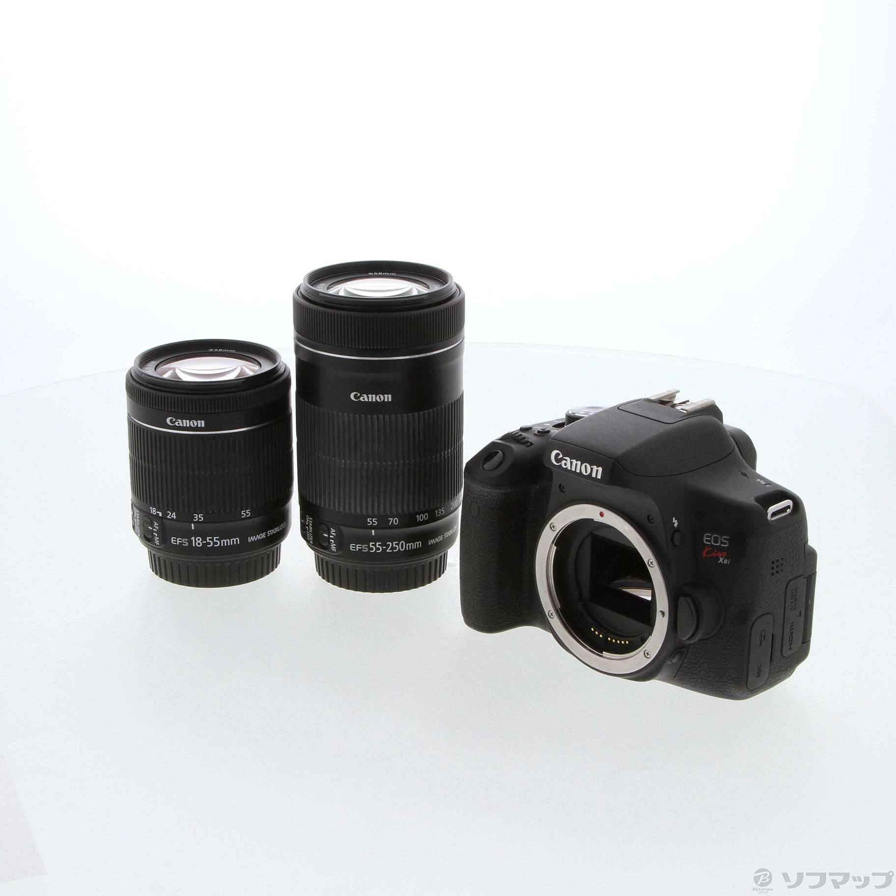 Canon EOS KISS X8i EOS KISS X8I(W) Wズーム… - デジタルカメラ