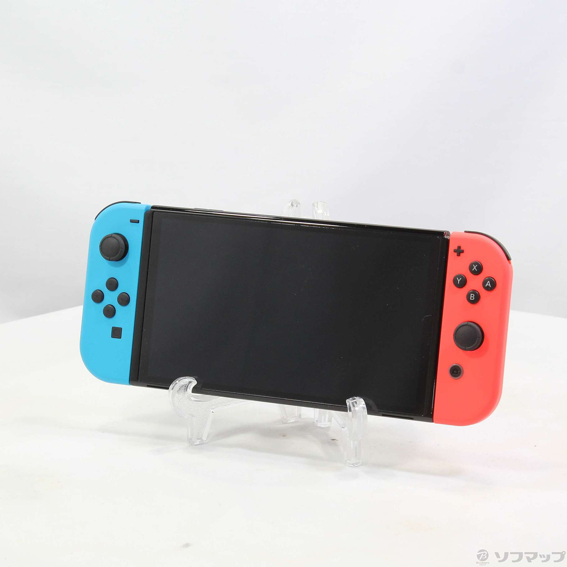 中古】Nintendo Switch 有機ELモデル Joy-Con(L) ネオンブルー