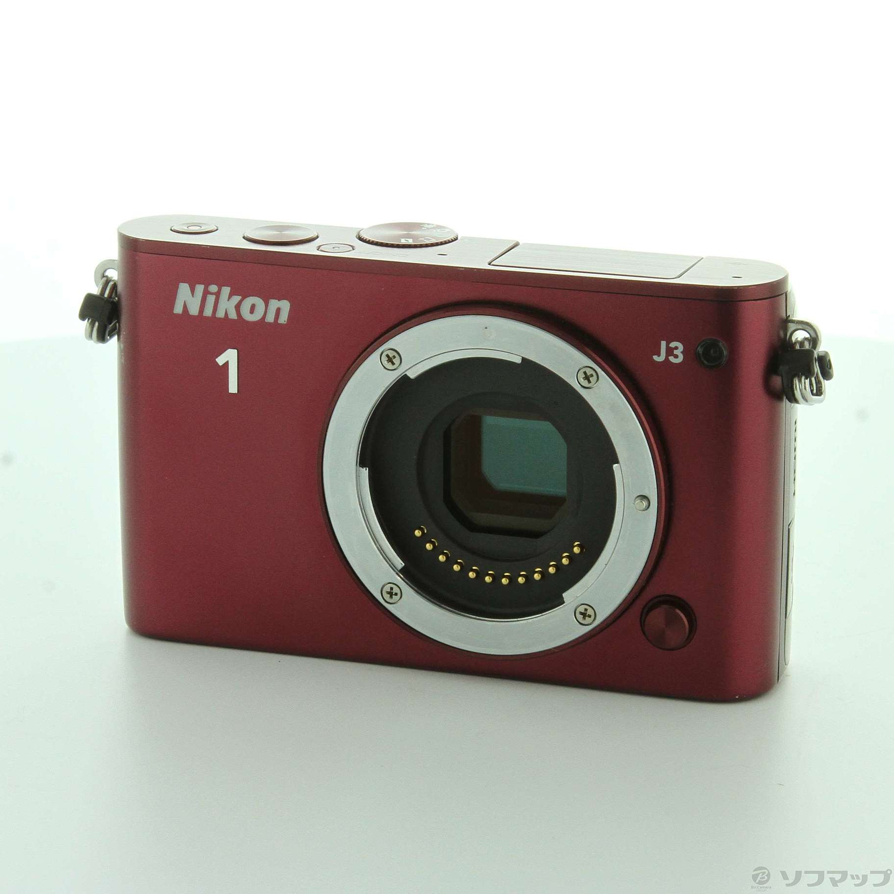 超美品 Nikon 1 J3 ボディ レッド