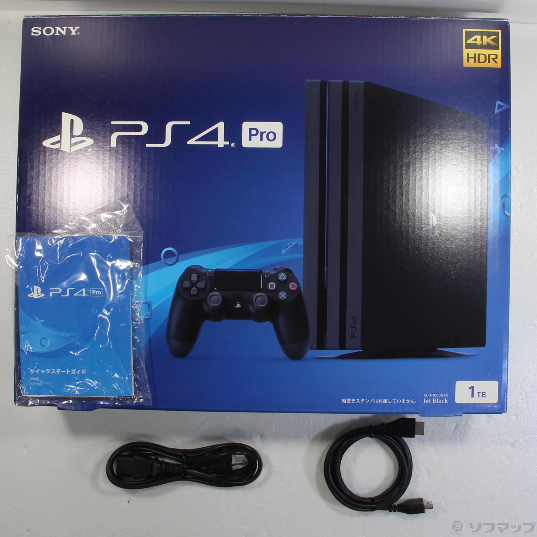 中古】PlayStation 4 Pro ジェットブラック 1TB CUH-7000BB ...