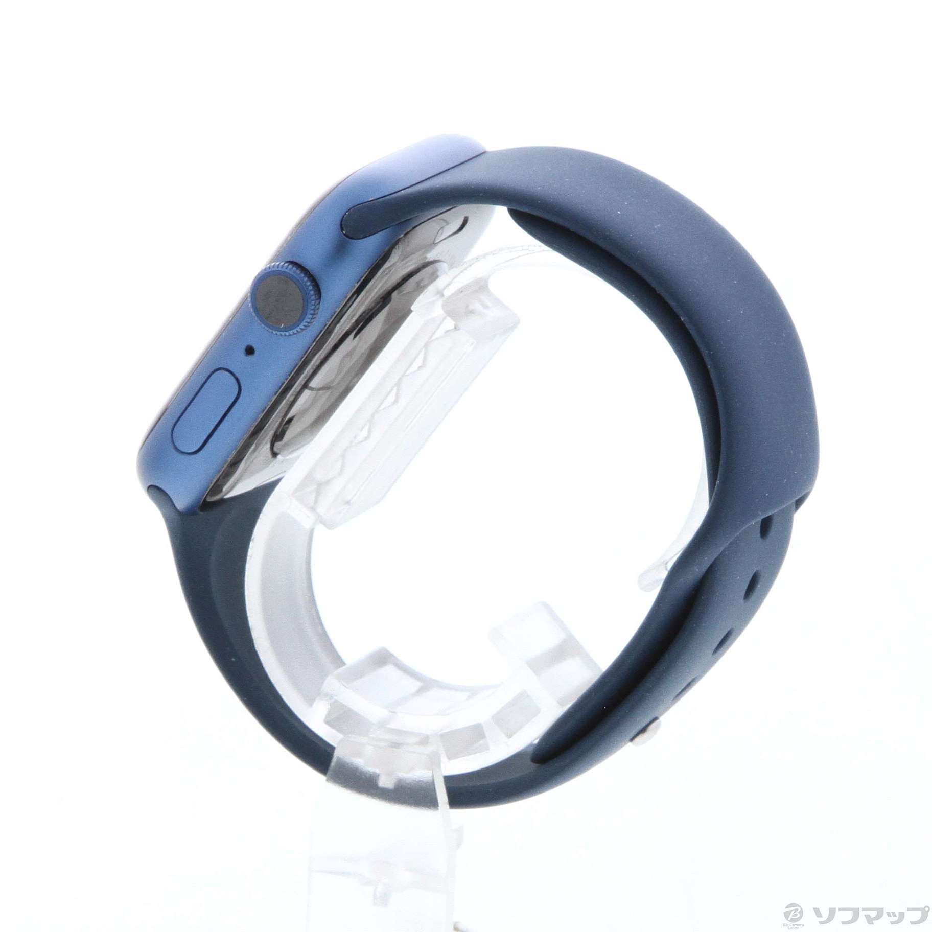 セール対象品 Apple Watch Series 7 GPS 45mm ブルーアルミニウムケース アビスブルースポーツバンド