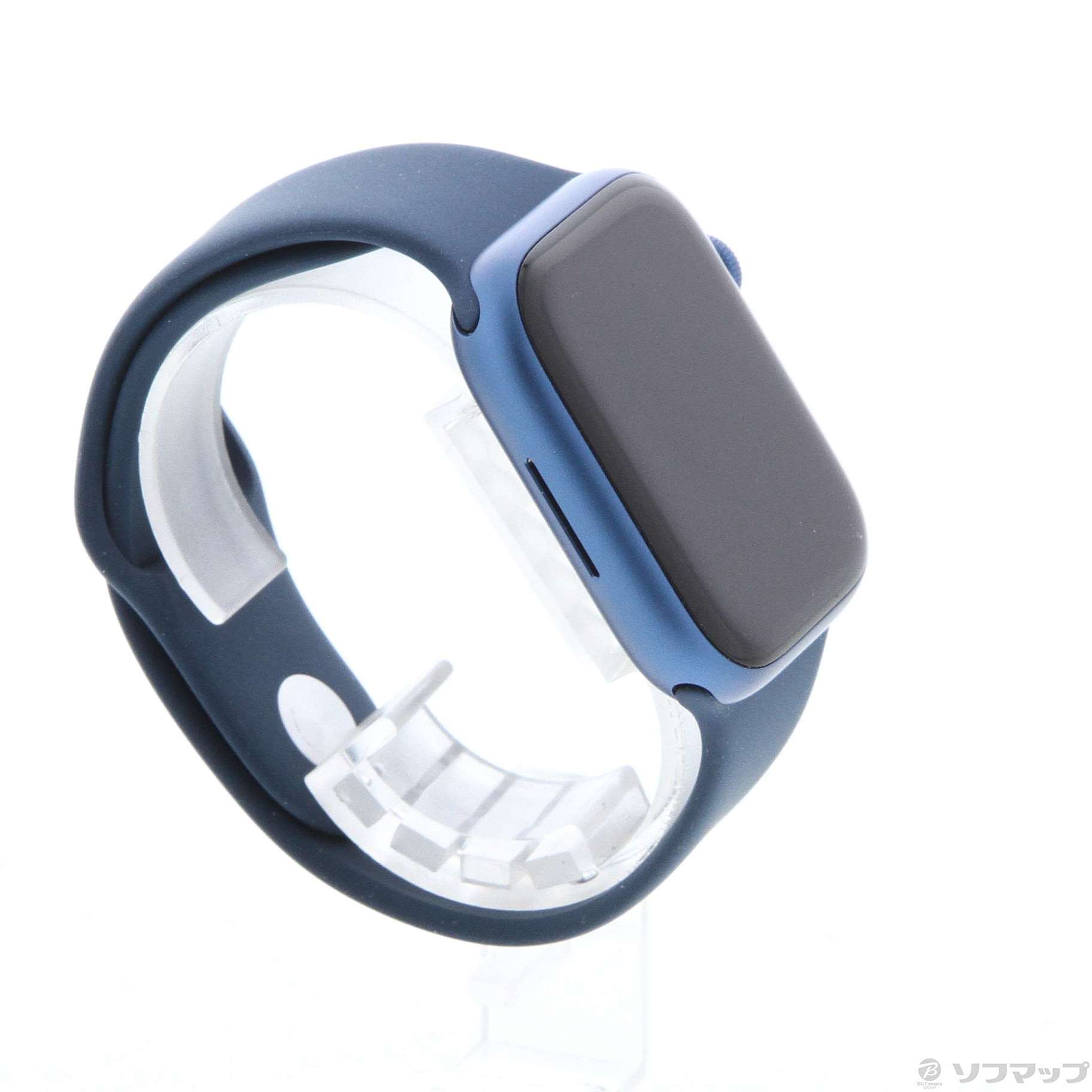 セール対象品 Apple Watch Series 7 GPS 45mm ブルーアルミニウムケース アビスブルースポーツバンド