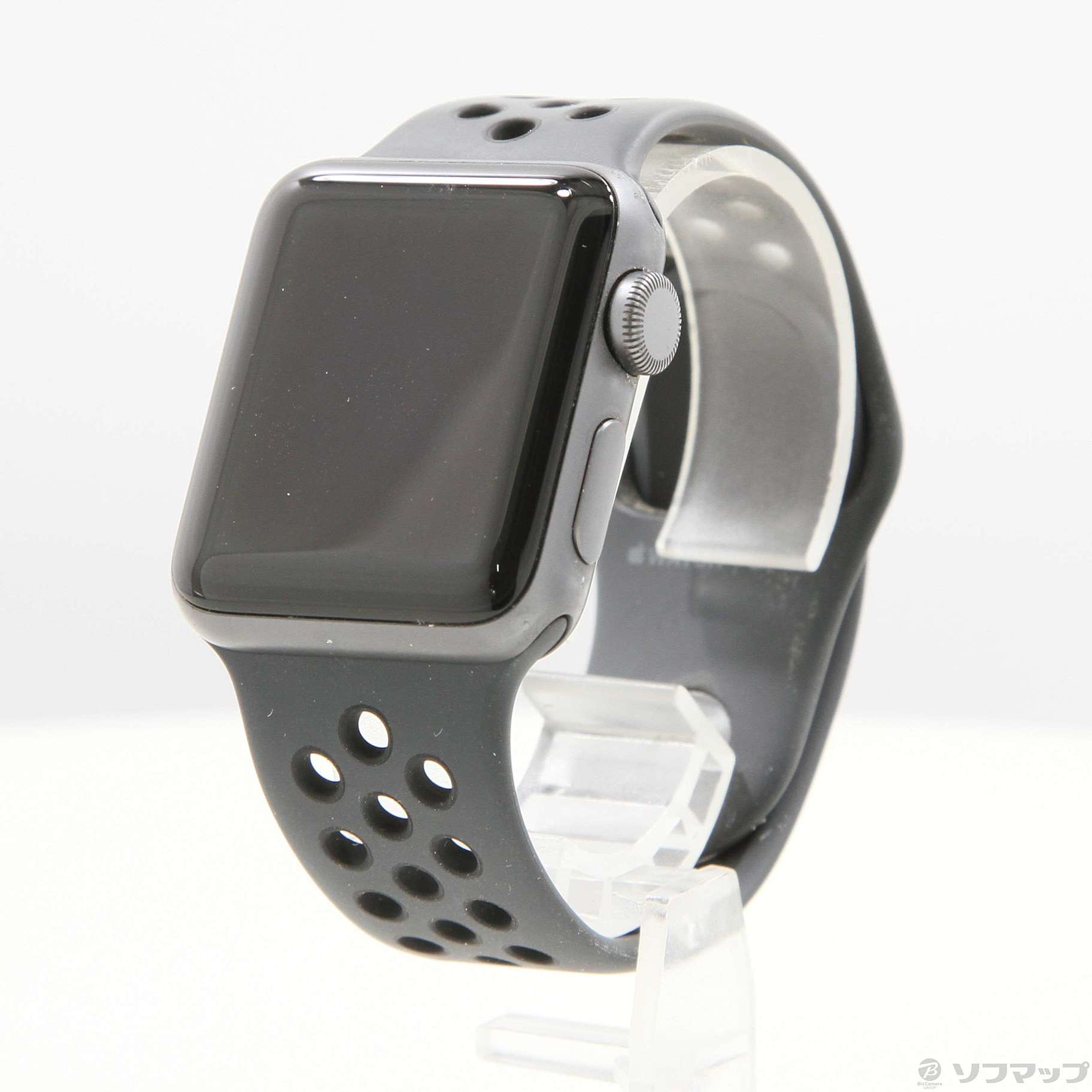 Apple Watch Series 3 Nike+ GPS 38mm スペースグレイアルミニウムケース アンスラサイト／ブラックNikeスポーツバンド