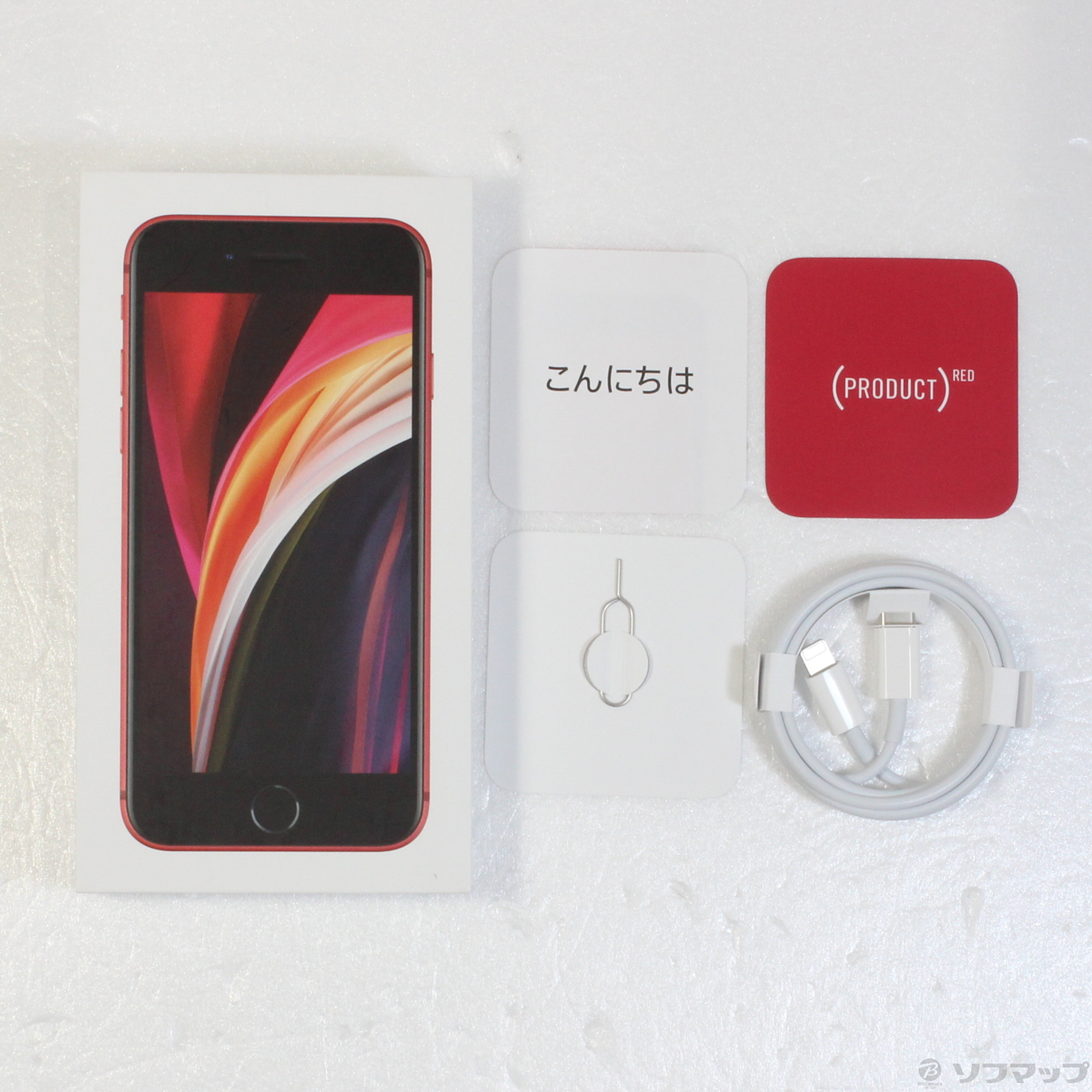 動作品 APPLE iPhone SE 2nd MHGR3J/A (PRODUCT) RED 64GB バッテリー85％ ネットワーク利用制限〇 SIMロックなし 元箱付属 札幌市 清田区 平岡 中古】セール対象品 iPhone SE 第2世代 64GB プロダクトレッド MHGR3J
