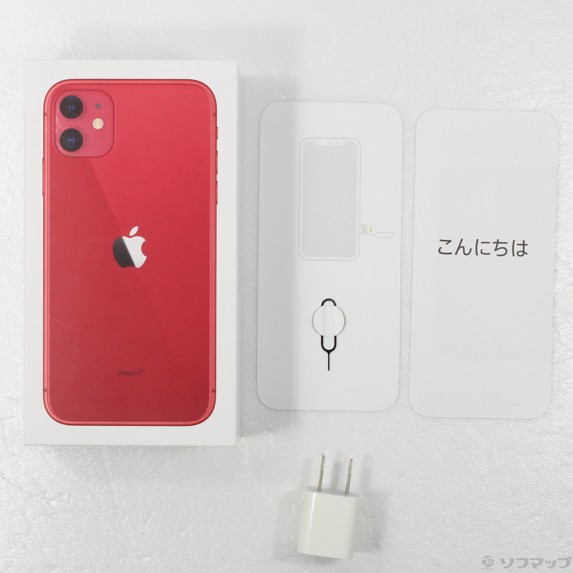 即納定番iPhone 11 RED 64 GB Softbank スマートフォン本体