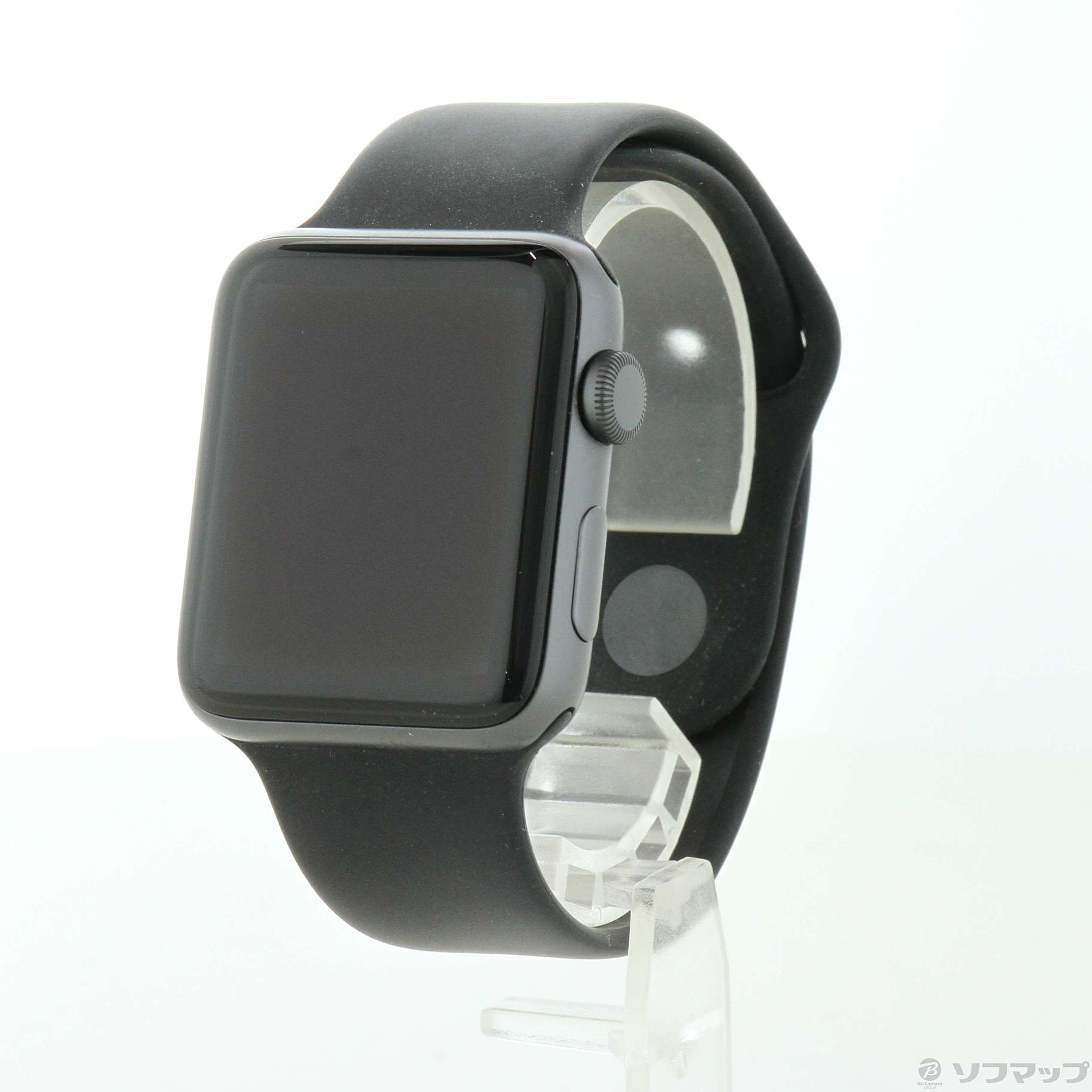 Apple Watch Series 2 42mm スペースグレイアルミニウムケース ブラックスポーツバンド