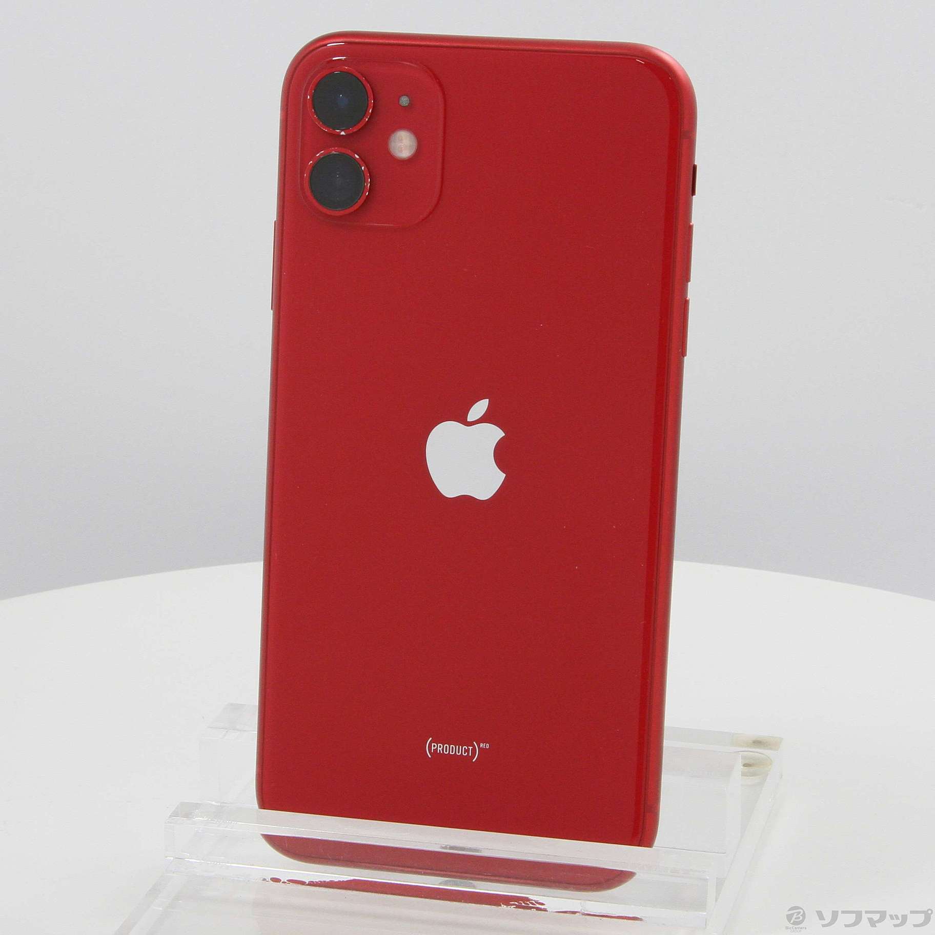 中古】iPhone11 256GB プロダクトレッド MWM92J／A SIMフリー