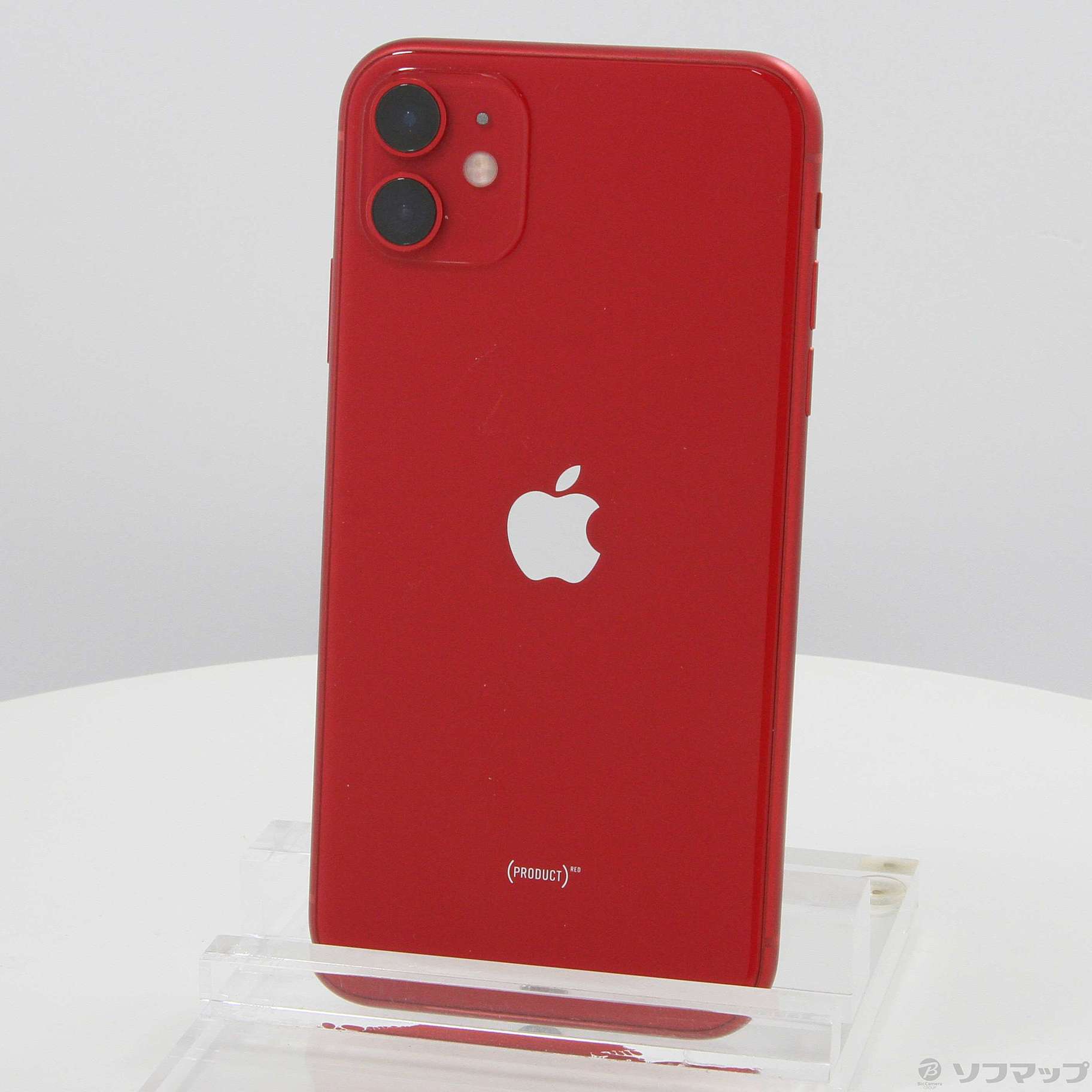 中古】iPhone11 256GB プロダクトレッド MWM92J／A SIMフリー