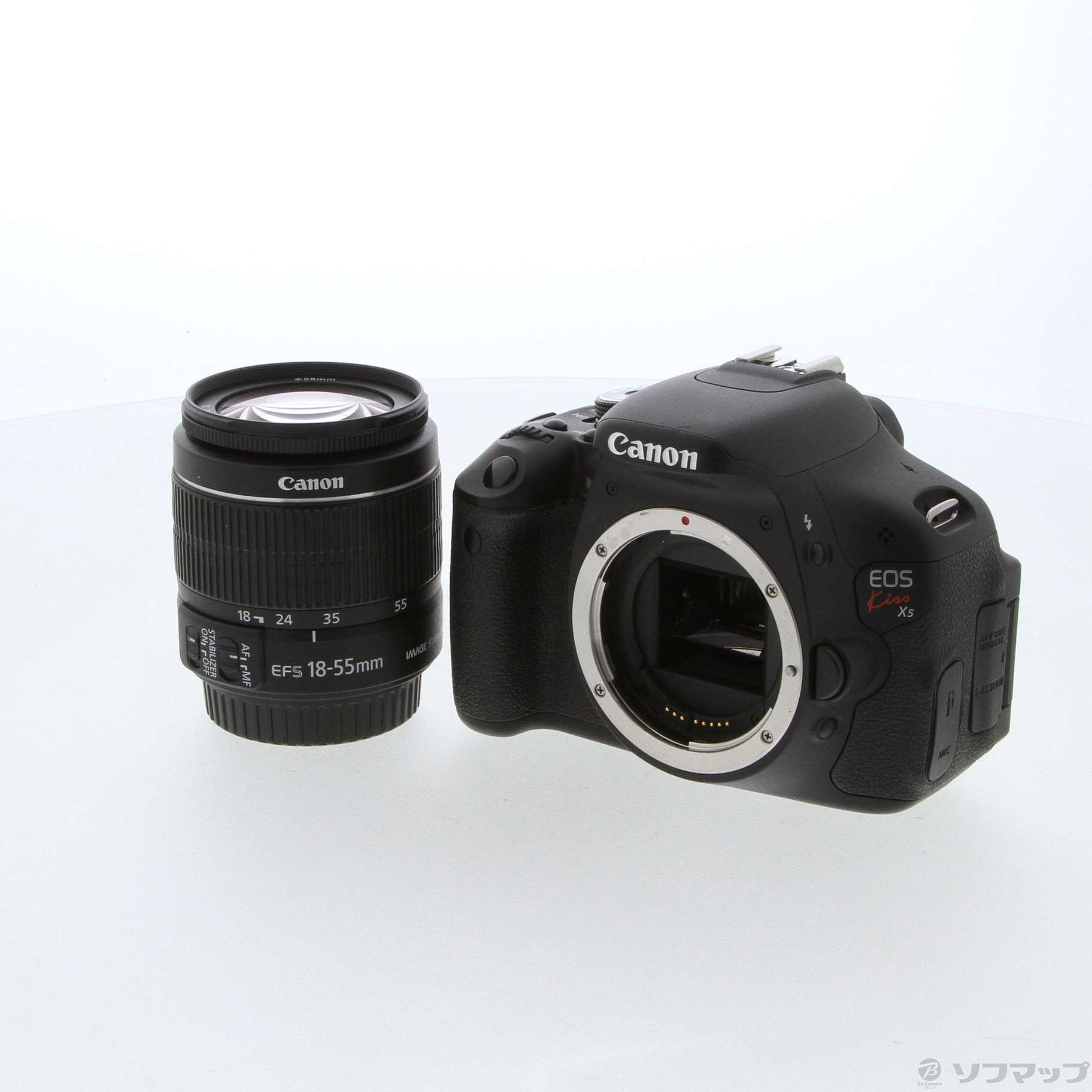 canon eos kiss X5 ef-s 18-55mmレンズkit-