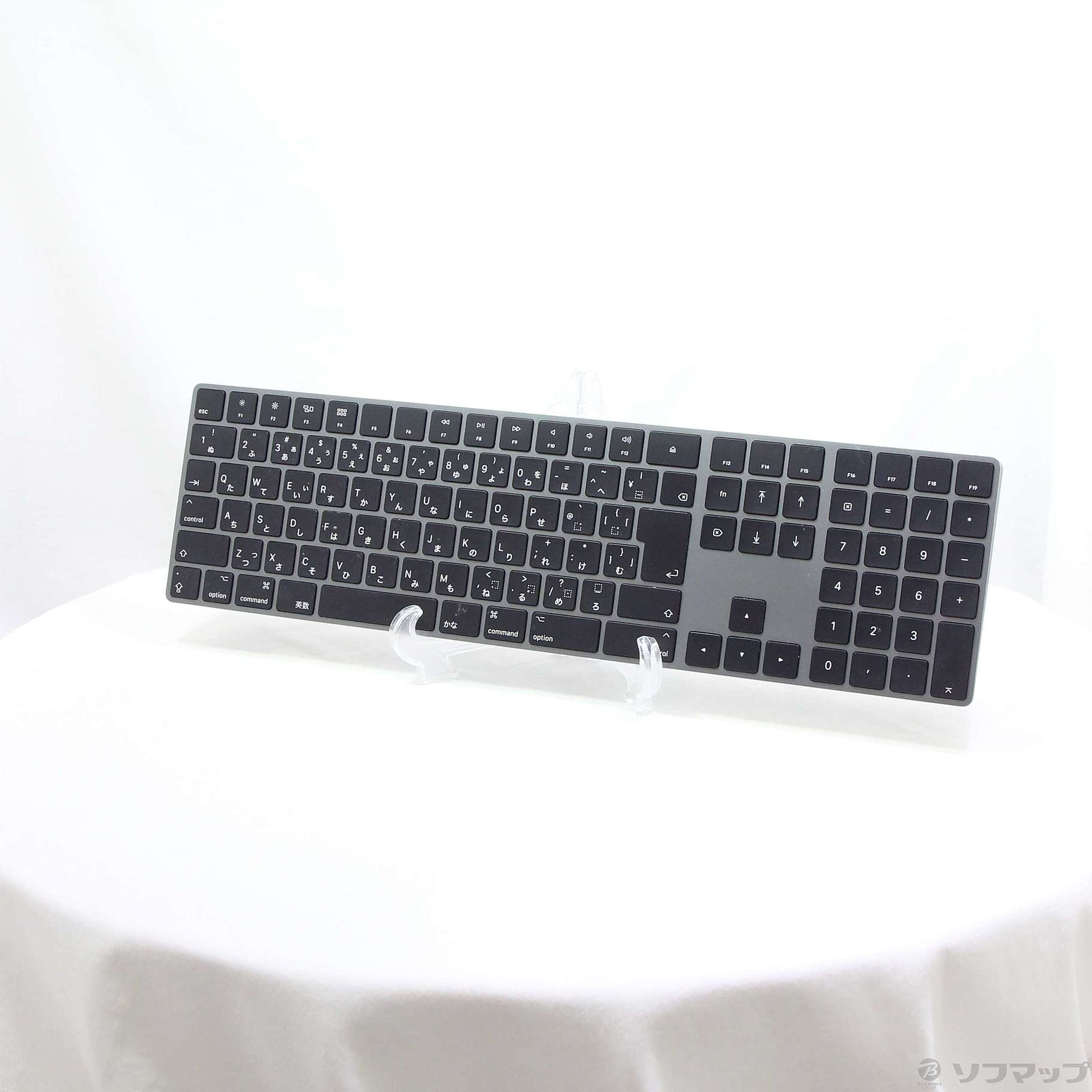 中古】Magic Keyboard (JIS／テンキー付き) スペースグレイ MRMH2J／A 