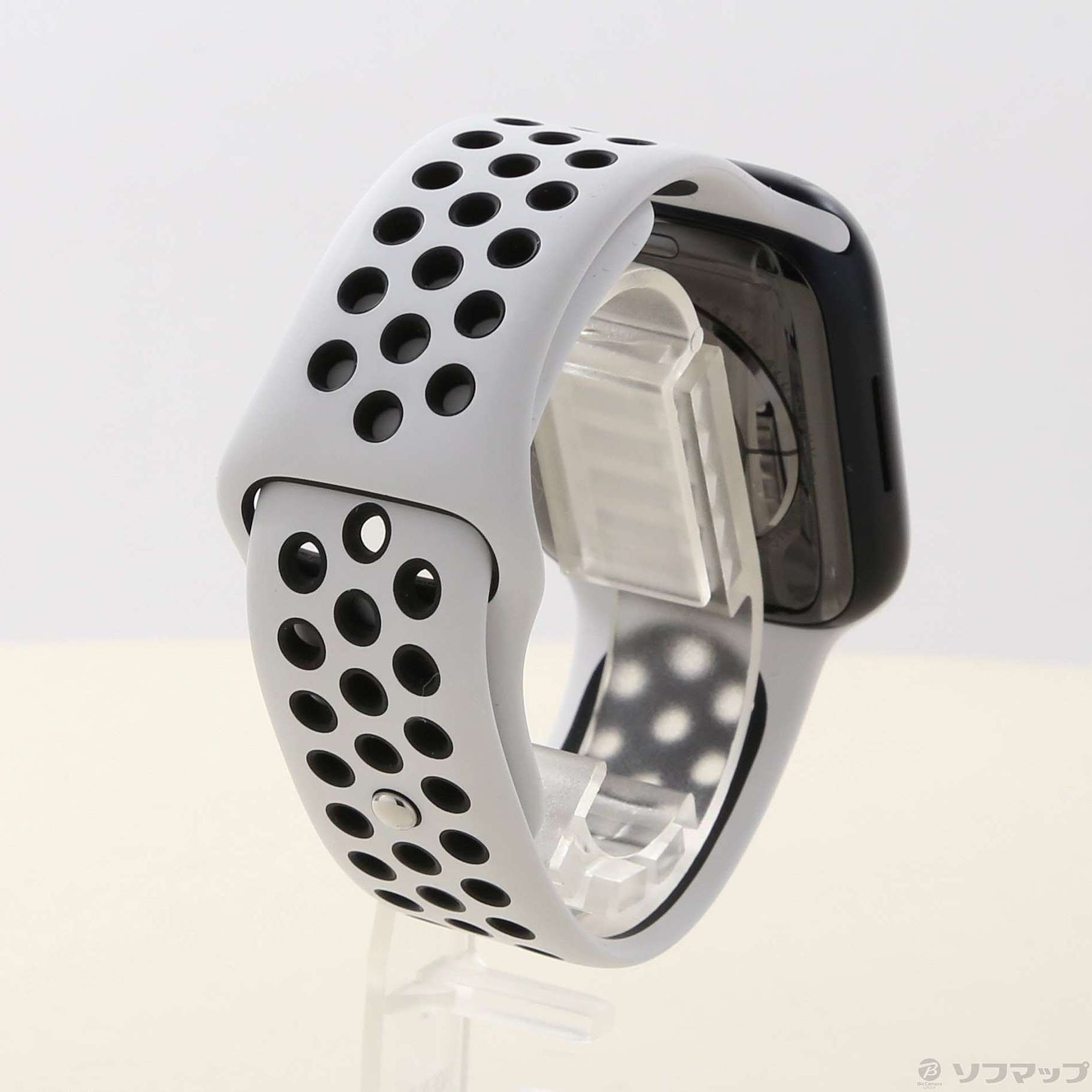 Apple Watch Series 8 GPS 45mm ミッドナイトアルミニウムケース サミットホワイト／ブラックNikeスポーツバンド