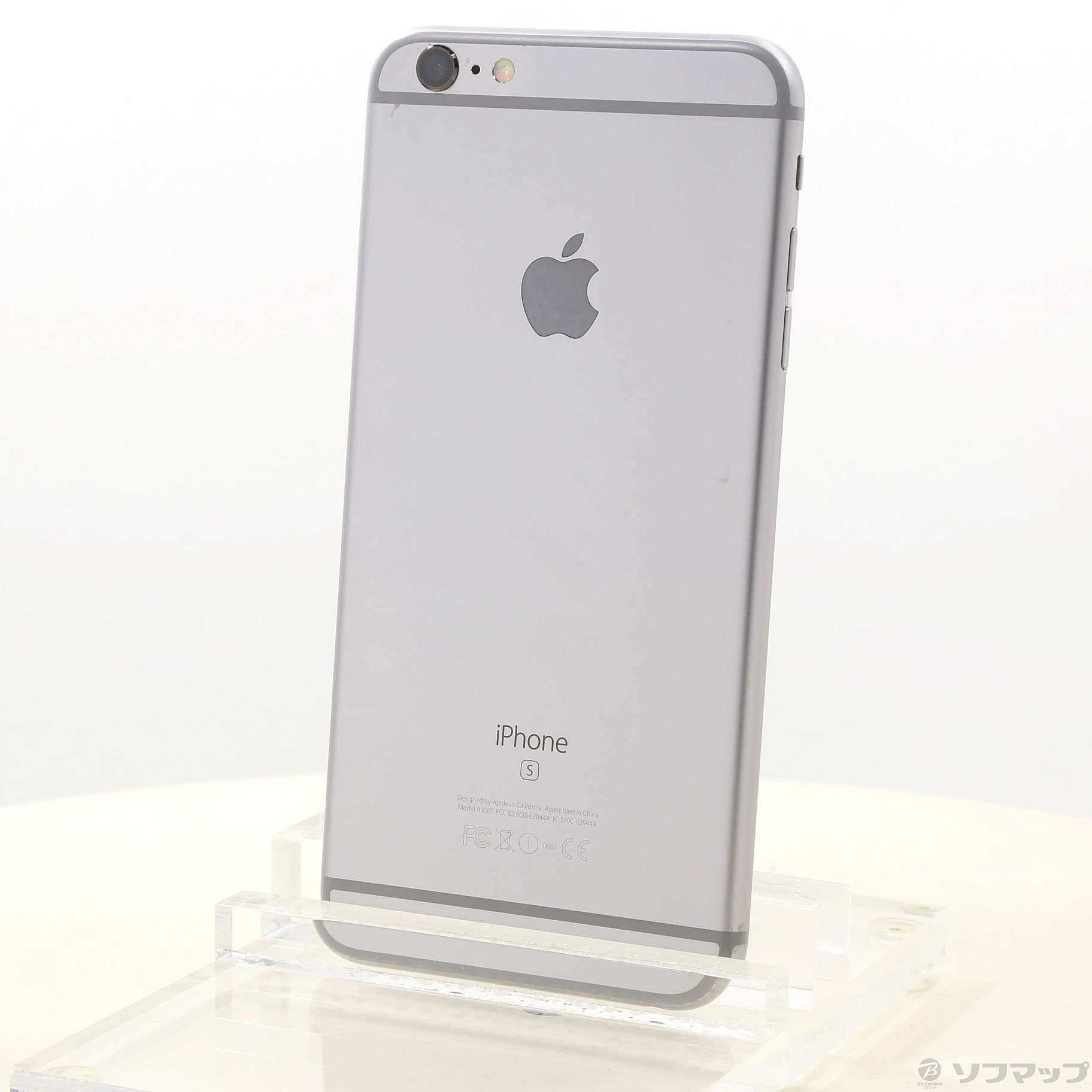 SIMﾌﾘｰ iPhone6s 64GB スペースグレイ 動作確認済S3694F画面