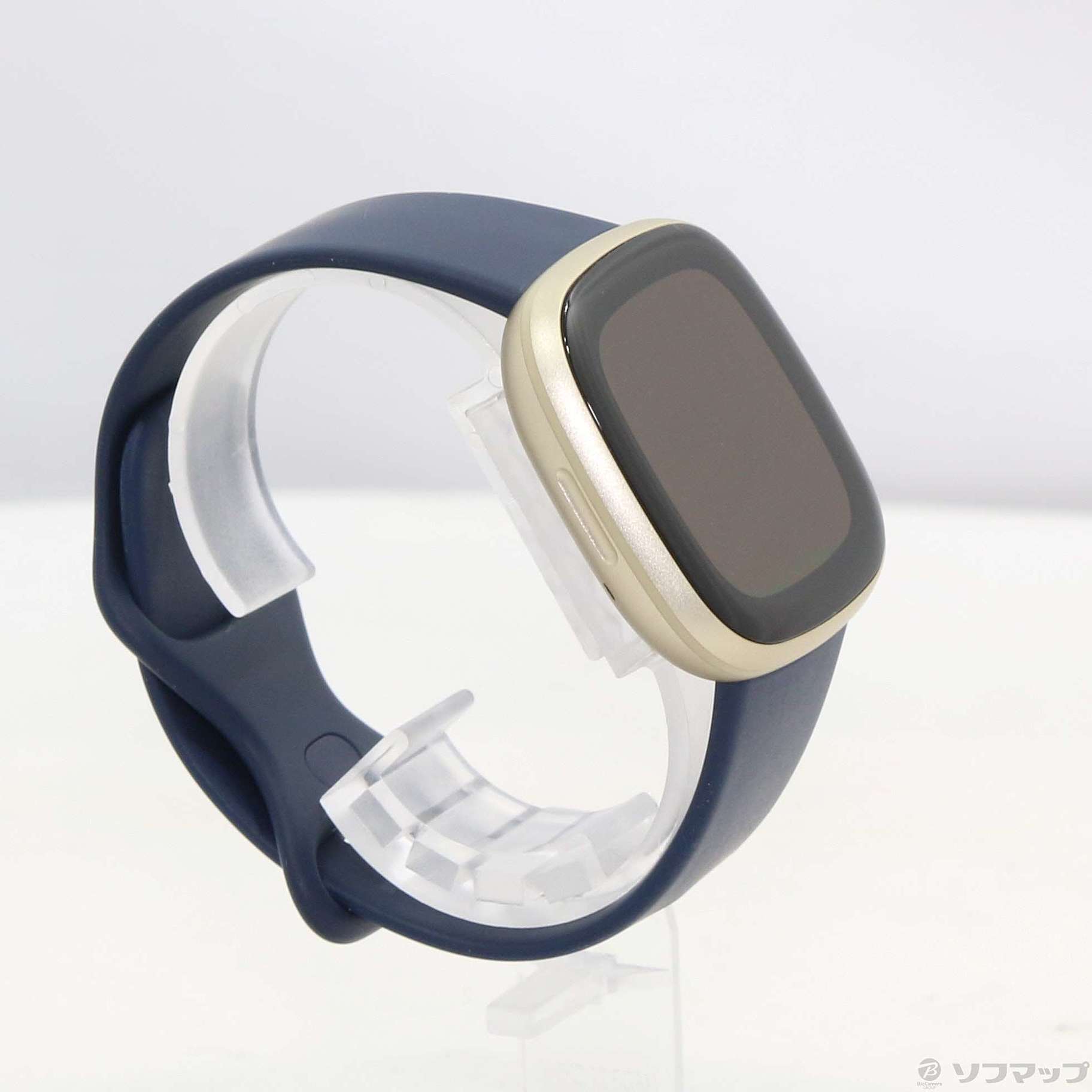 展示品〕 Fitbit Versa 3 FB511GLNV-FRCJK ミッドナイト／ソフト