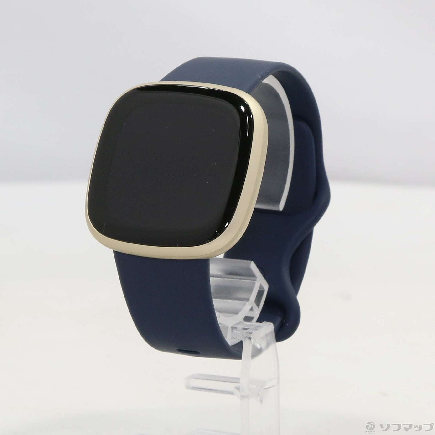 中古】〔展示品〕 Fitbit Versa 3 FB511GLNV-FRCJK ミッドナイト ...