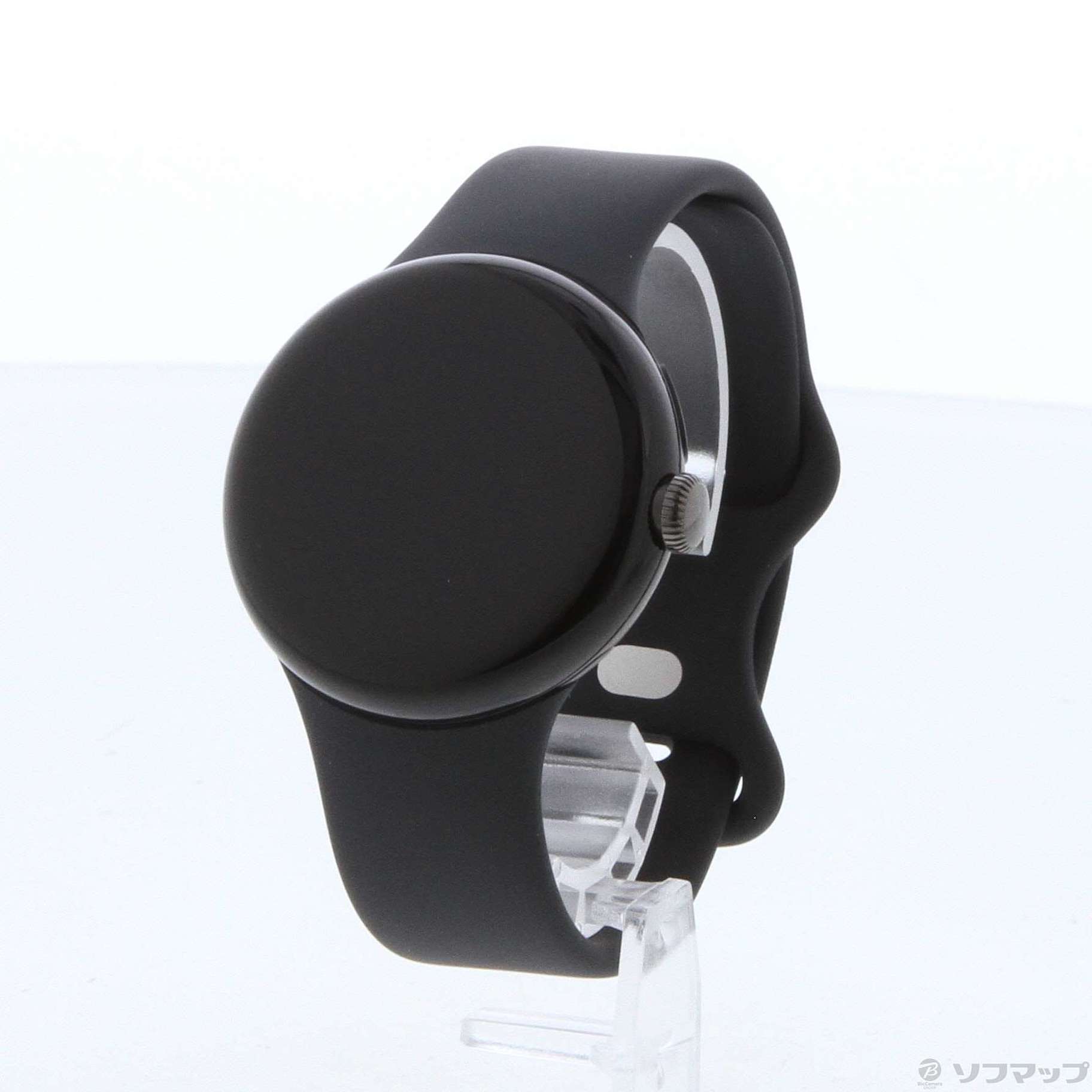 〔展示品〕 Google Pixel Watch Matte Black ステンレス ケース／Obsidian アクティブ バンド GA03119-TW