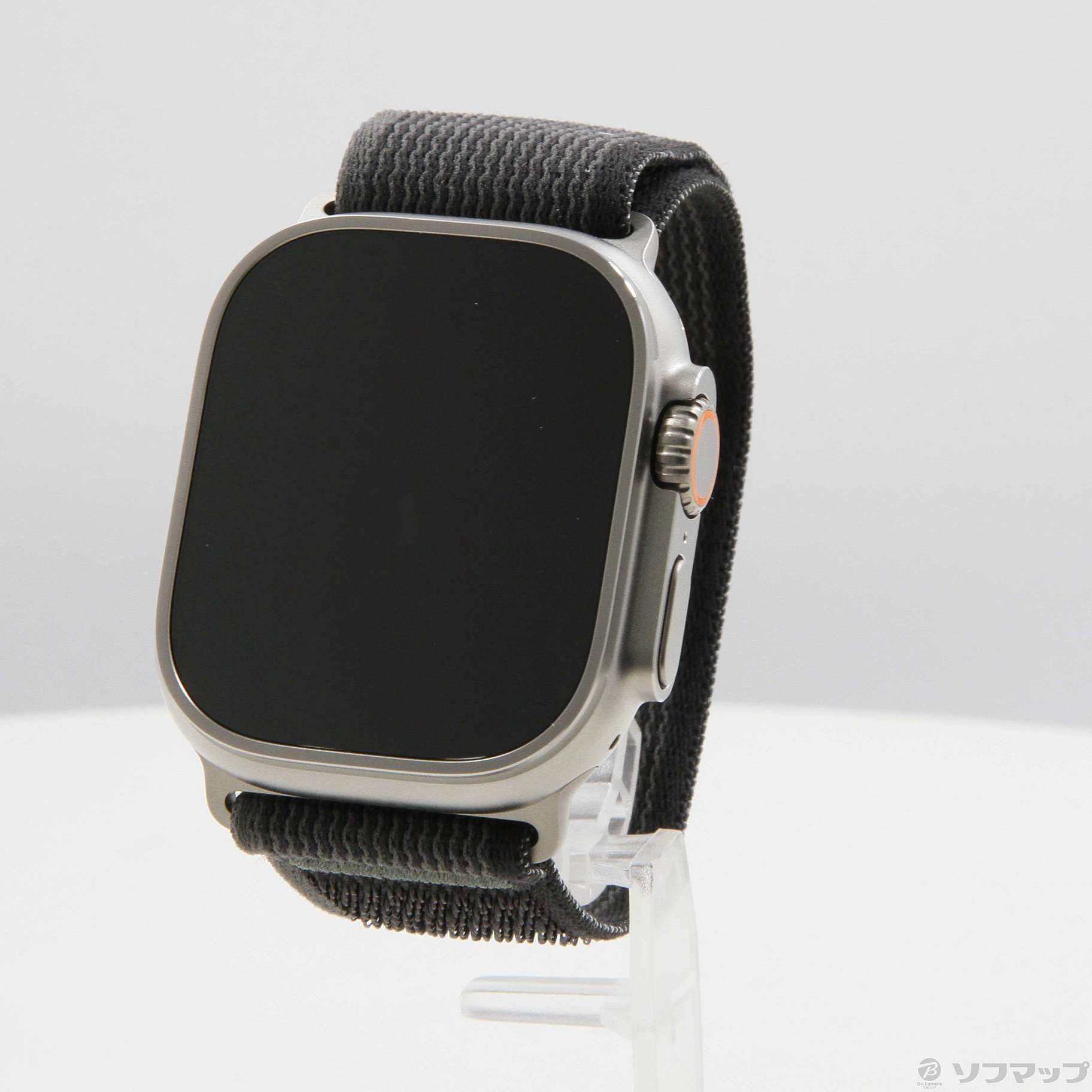 〔展示品〕 Apple Watch Ultra GPS + Cellular 49mm チタニウムケース ブラック／グレイトレイルループ