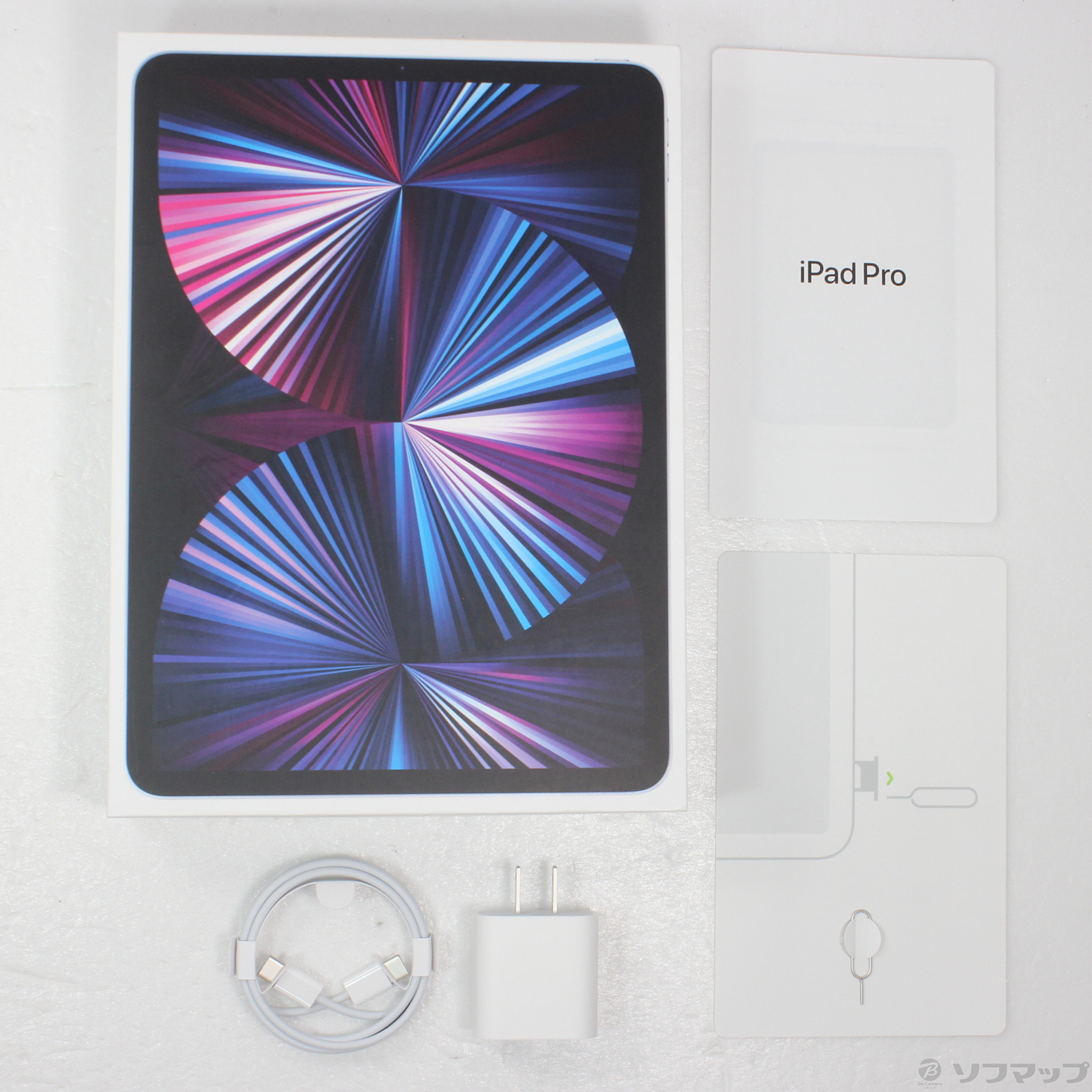 中古】iPad Pro 11インチ 第3世代 128GB シルバー MHW63J／A auロック