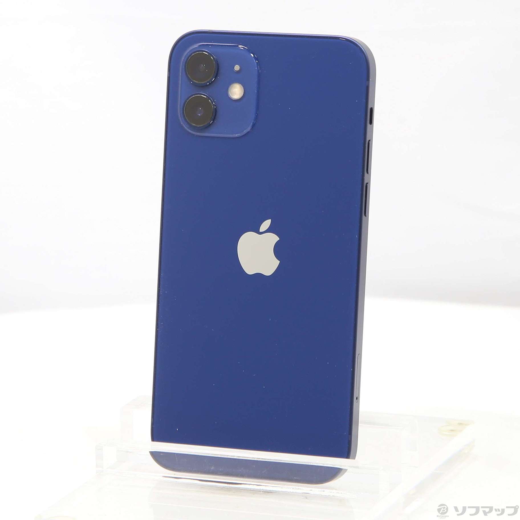 中古】iPhone12 128GB ブルー MGHX3J／A SIMフリー [2133045526742