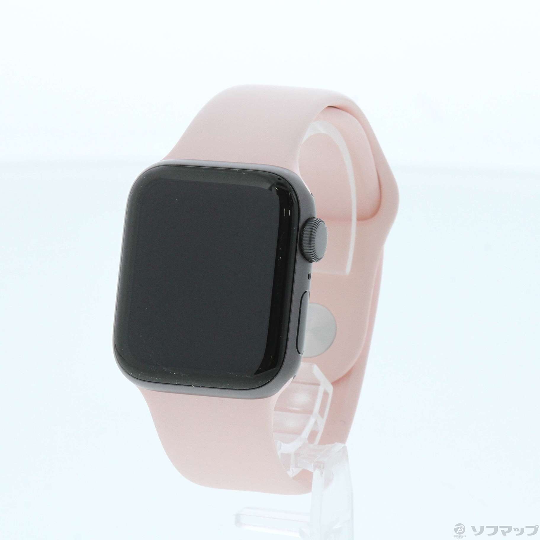 Apple Watch SE 第1世代 GPS 40mm スペースグレイアルミニウムケース ピンクサンドスポーツバンド