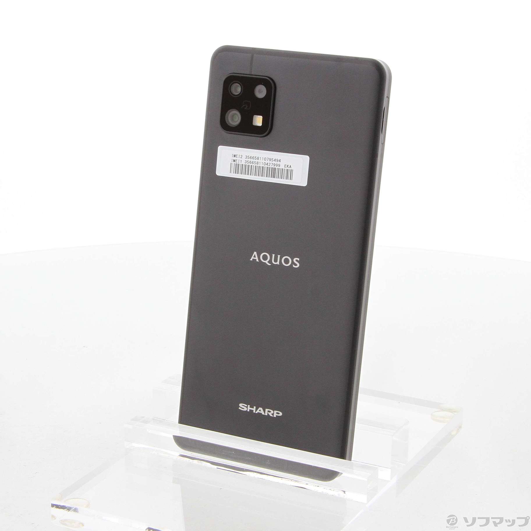 中古】AQUOS Sense6 楽天版 64GB ブラック SH-RM19 SIMフリー