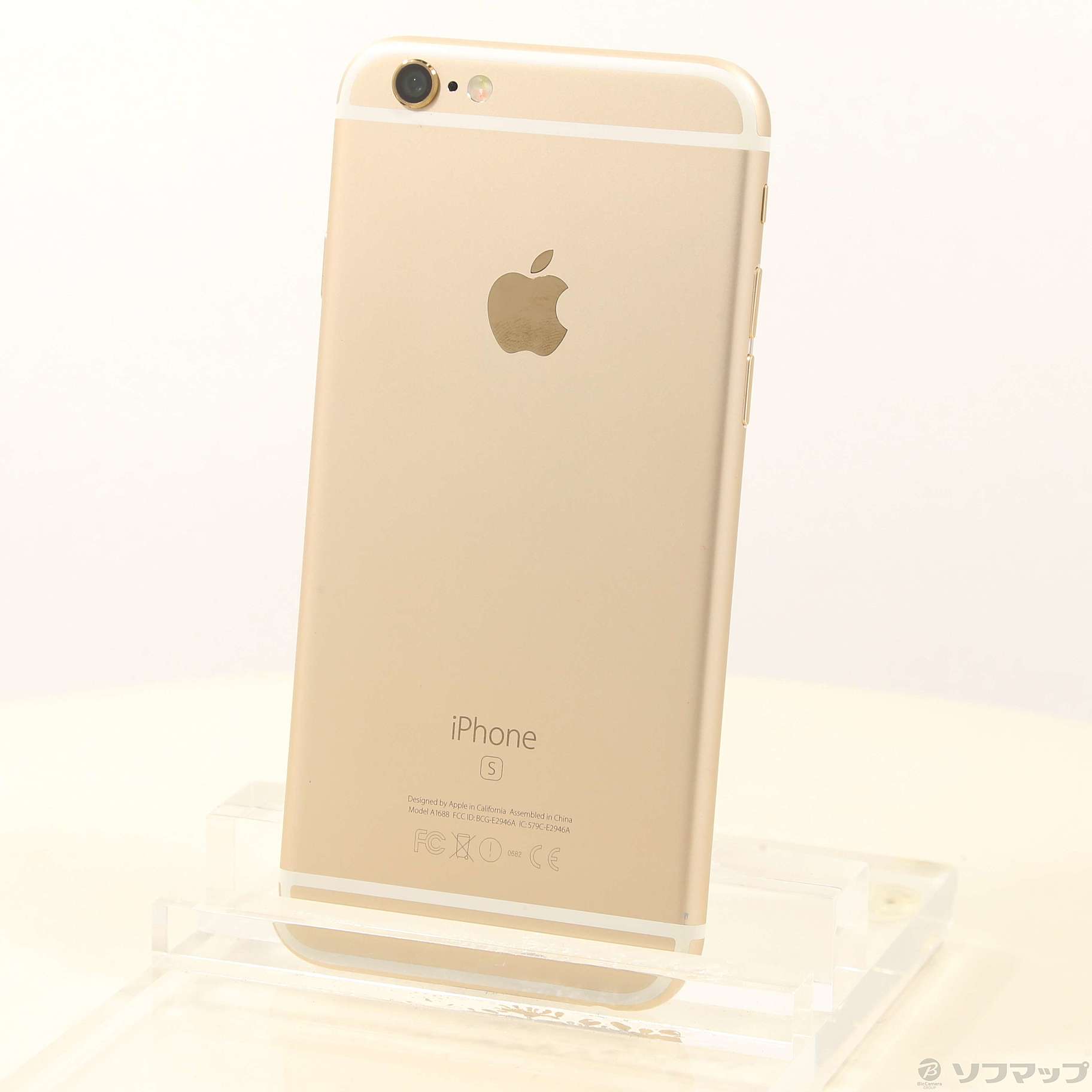 中古】iPhone6s 64GB ゴールド MKQQ2J／A SIMフリー [2133045554103