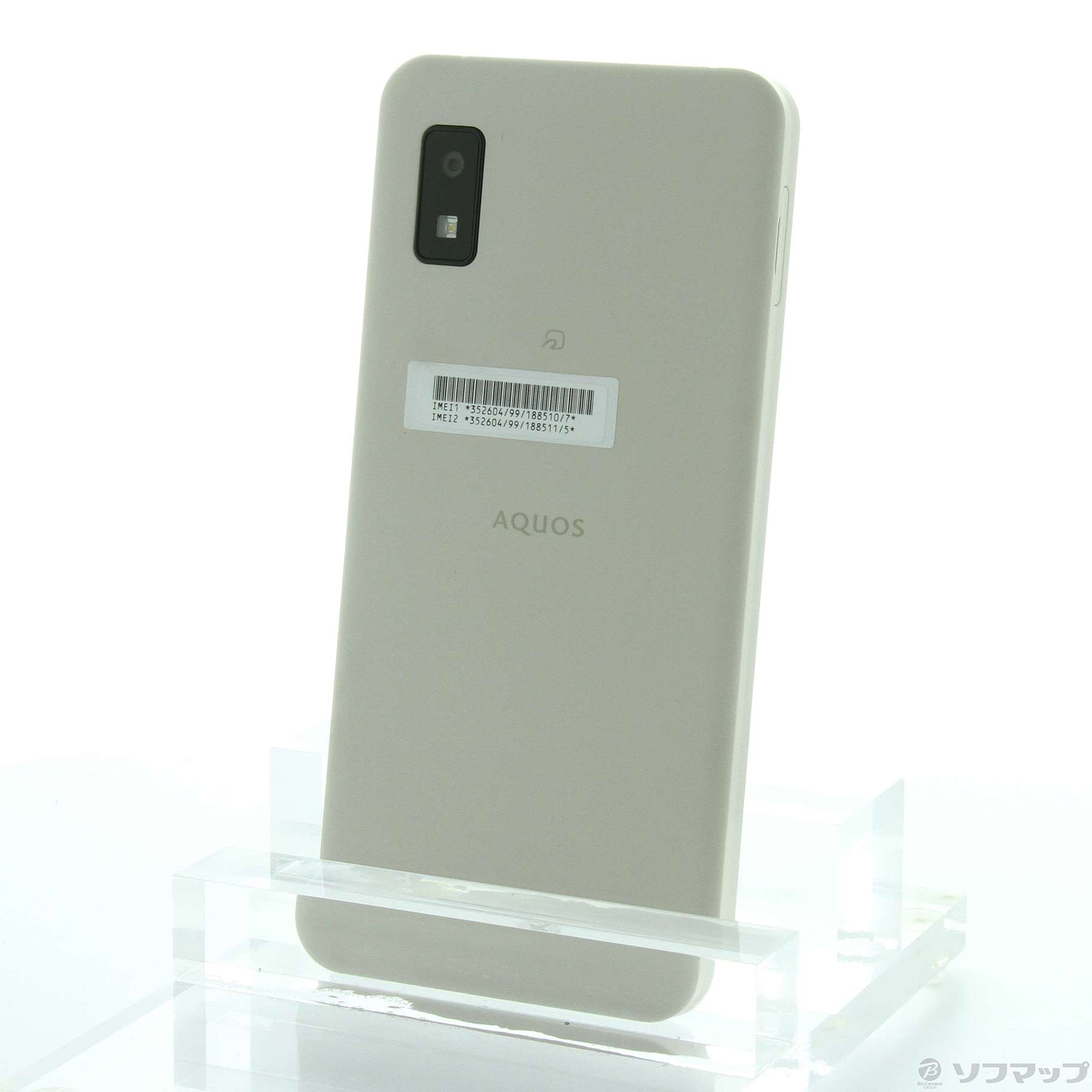 中古】AQUOS wish2 64GB アイボリー A204SH Y!mobile [2133045554745