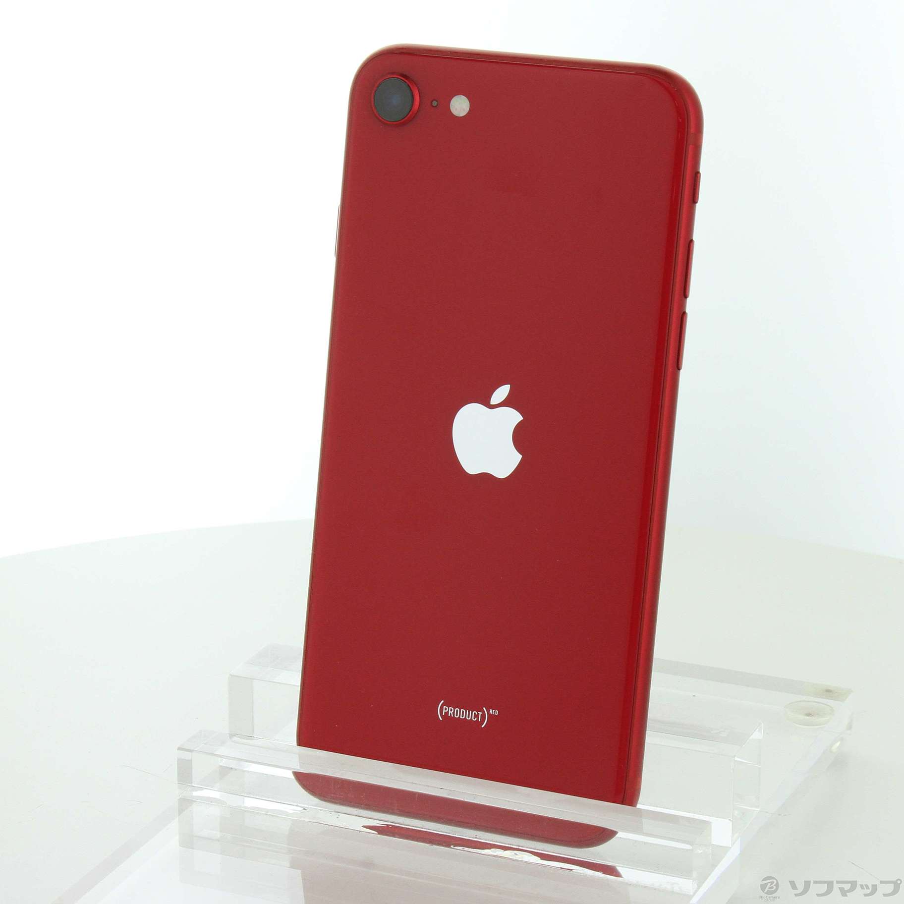 スマートフォン本体iPhoneSE 第2世代 64GB SIMフリー RED イヤホン未使用 本体