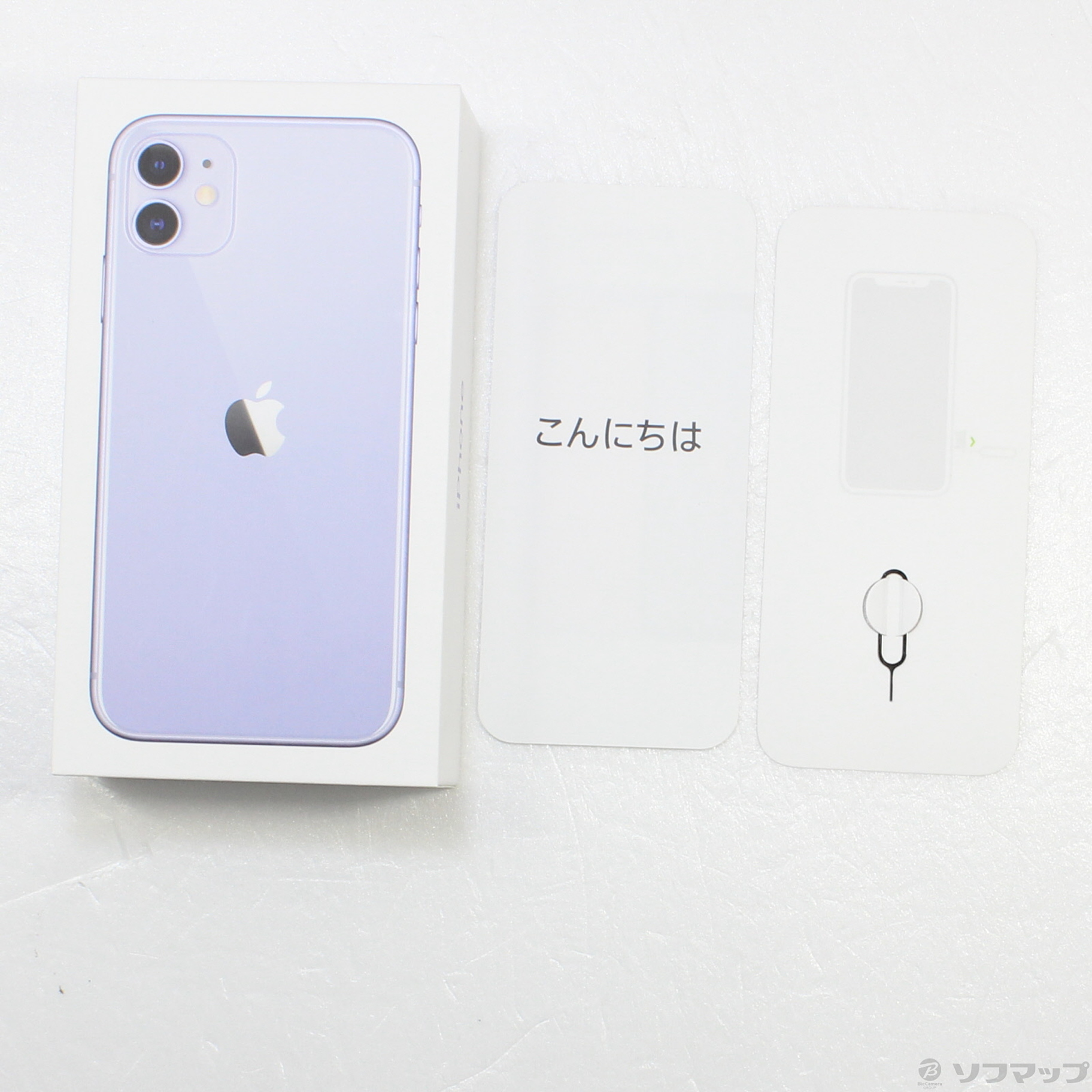 中古】iPhone11 128GB パープル NWM52J／A SIMフリー