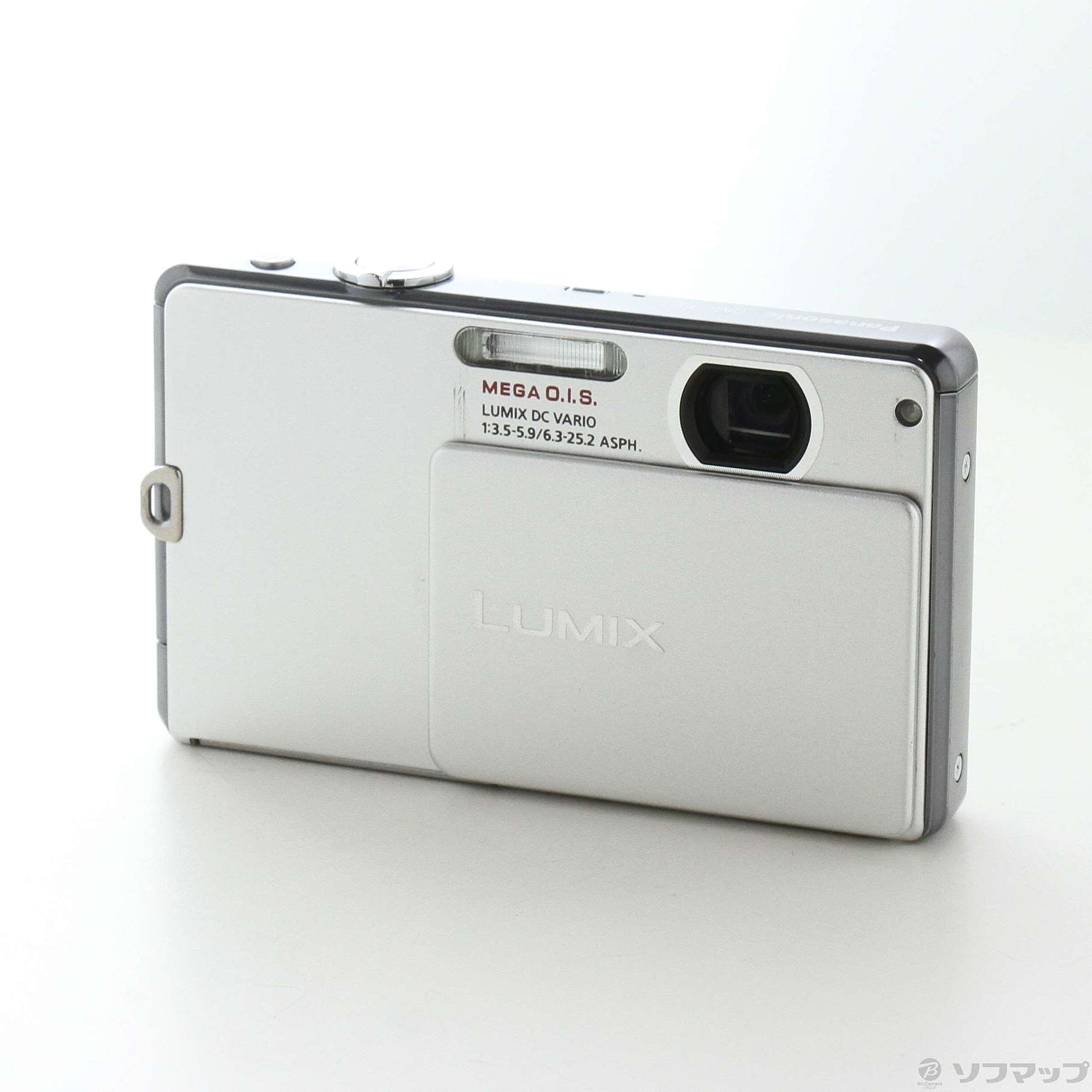 【2024年製 新品】 中古】LUMIX (1210万画素／4倍ズーム／SDXC／シルバー DMC-FP1-S デジタルカメラ