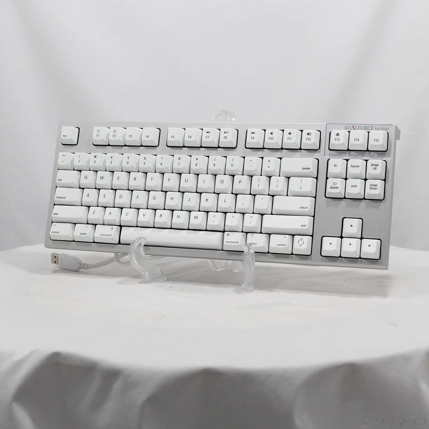 REALFORCE TKL for Mac R2TL-USVM-WH スーパーホワイト+シルバー