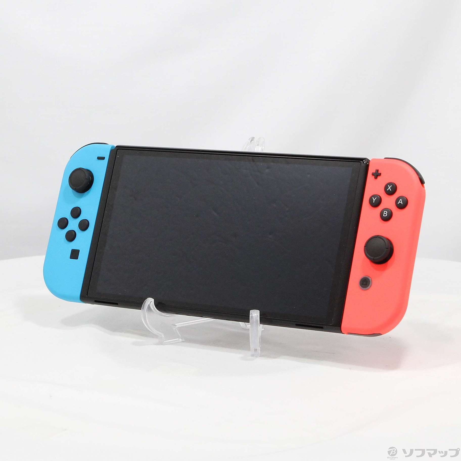 中古】Nintendo Switch 有機ELモデル Joy-Con(L) ネオンブルー／(R