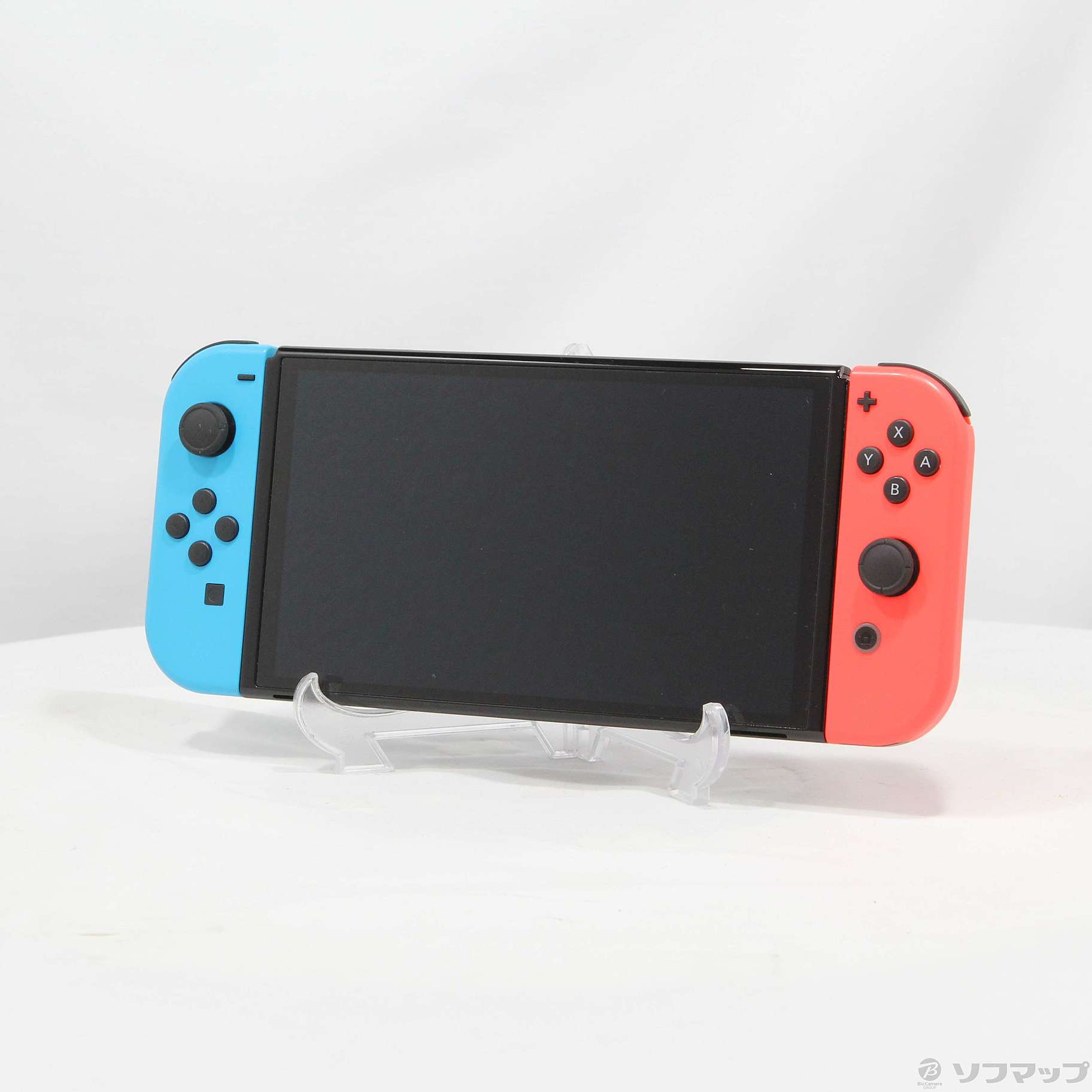 中古】Nintendo Switch 有機ELモデル Joy-Con(L) ネオンブルー／(R