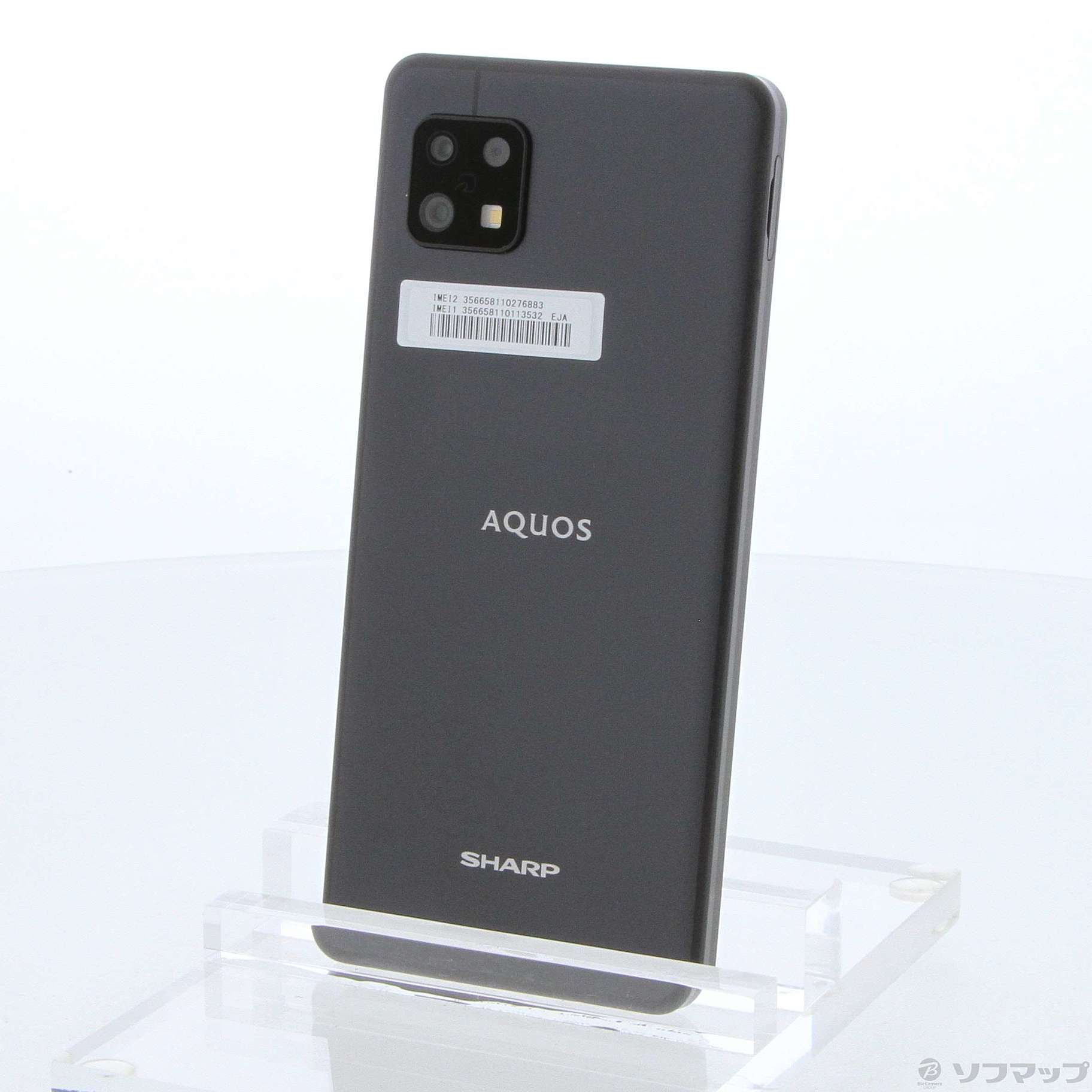 中古】AQUOS Sense6 楽天版 64GB ブラック SH-RM19 SIMフリー ...