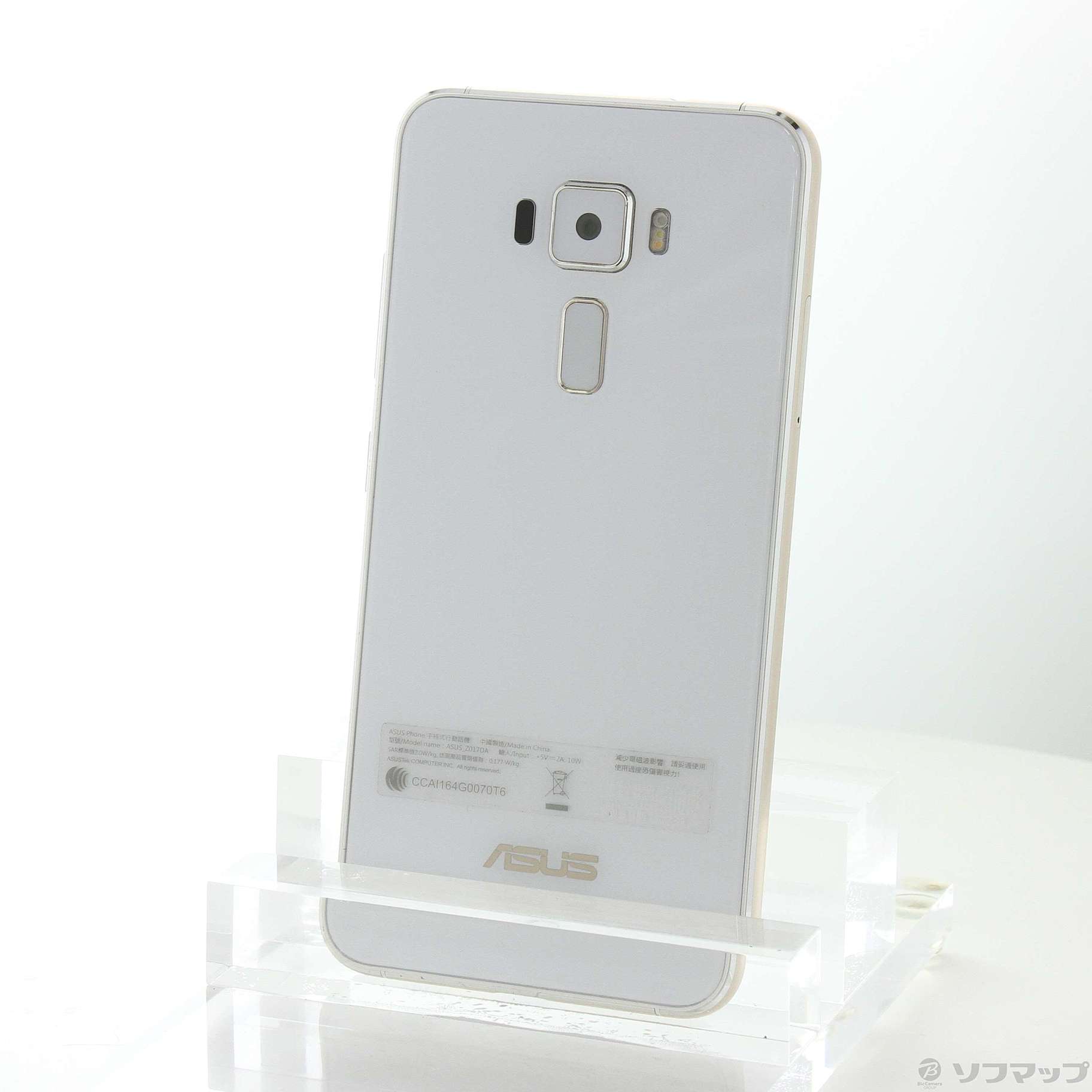 ASUS Zenfone 3 SIMフリー パールホワイト ZE520KL